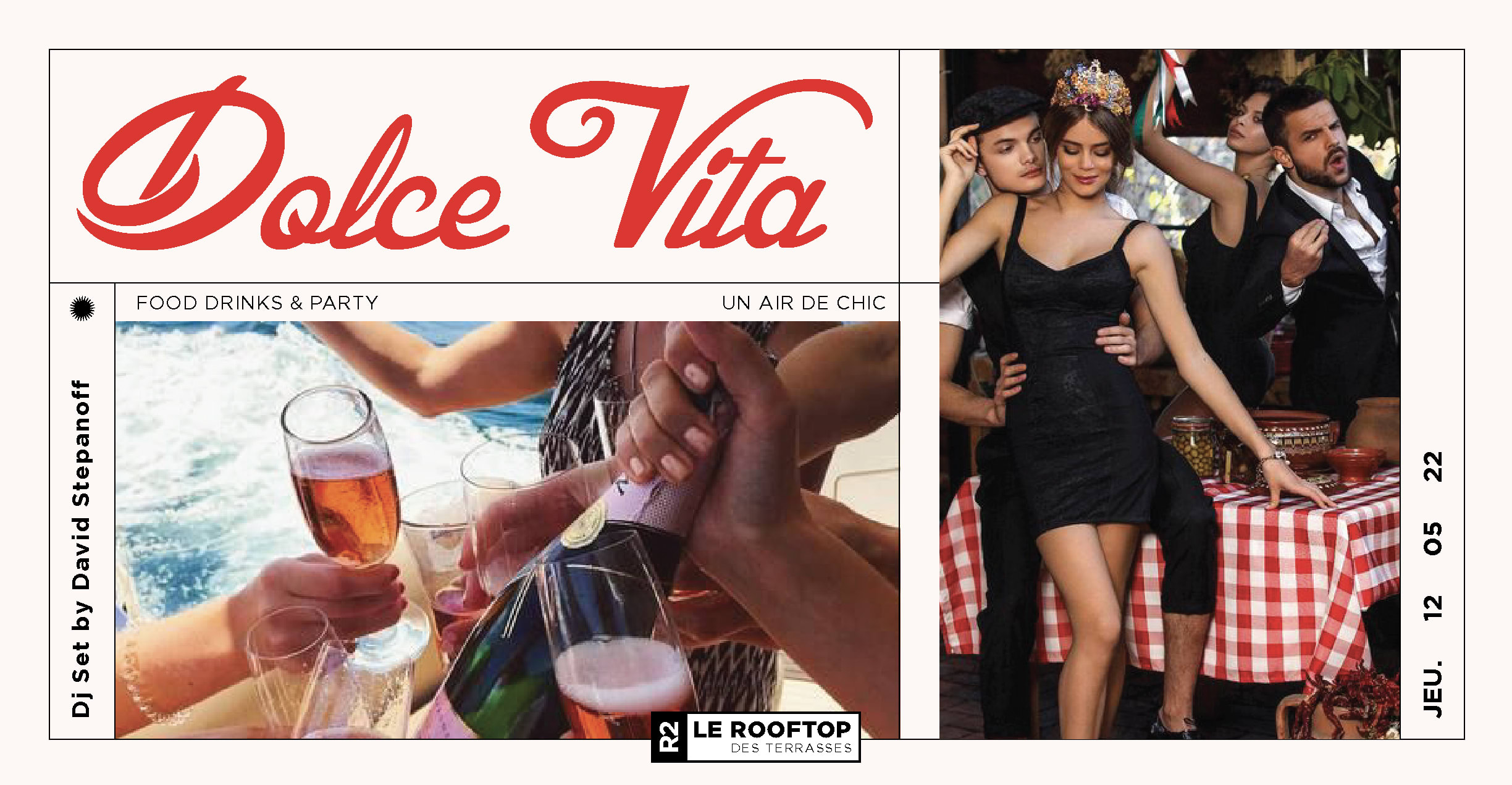 Opening Rooftop Saison 2022 - Dolce Vita  Cover
