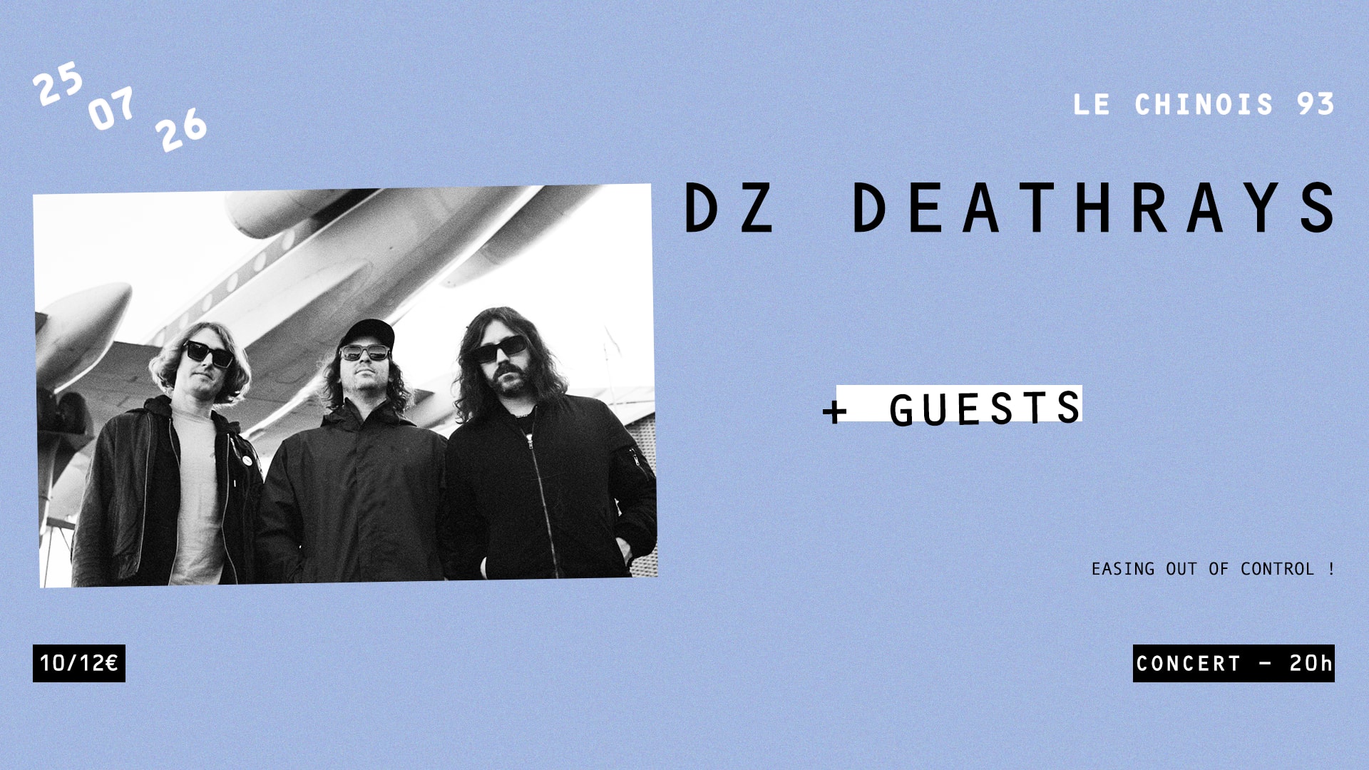 Dz Deathrays (Au) + Guests Cover
