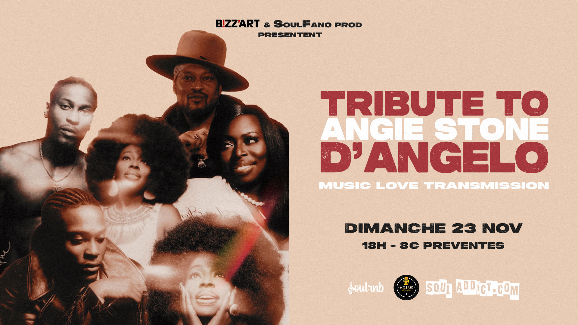 Tribute To Angie Stone & D’Angelo Music Love Transmission Cover