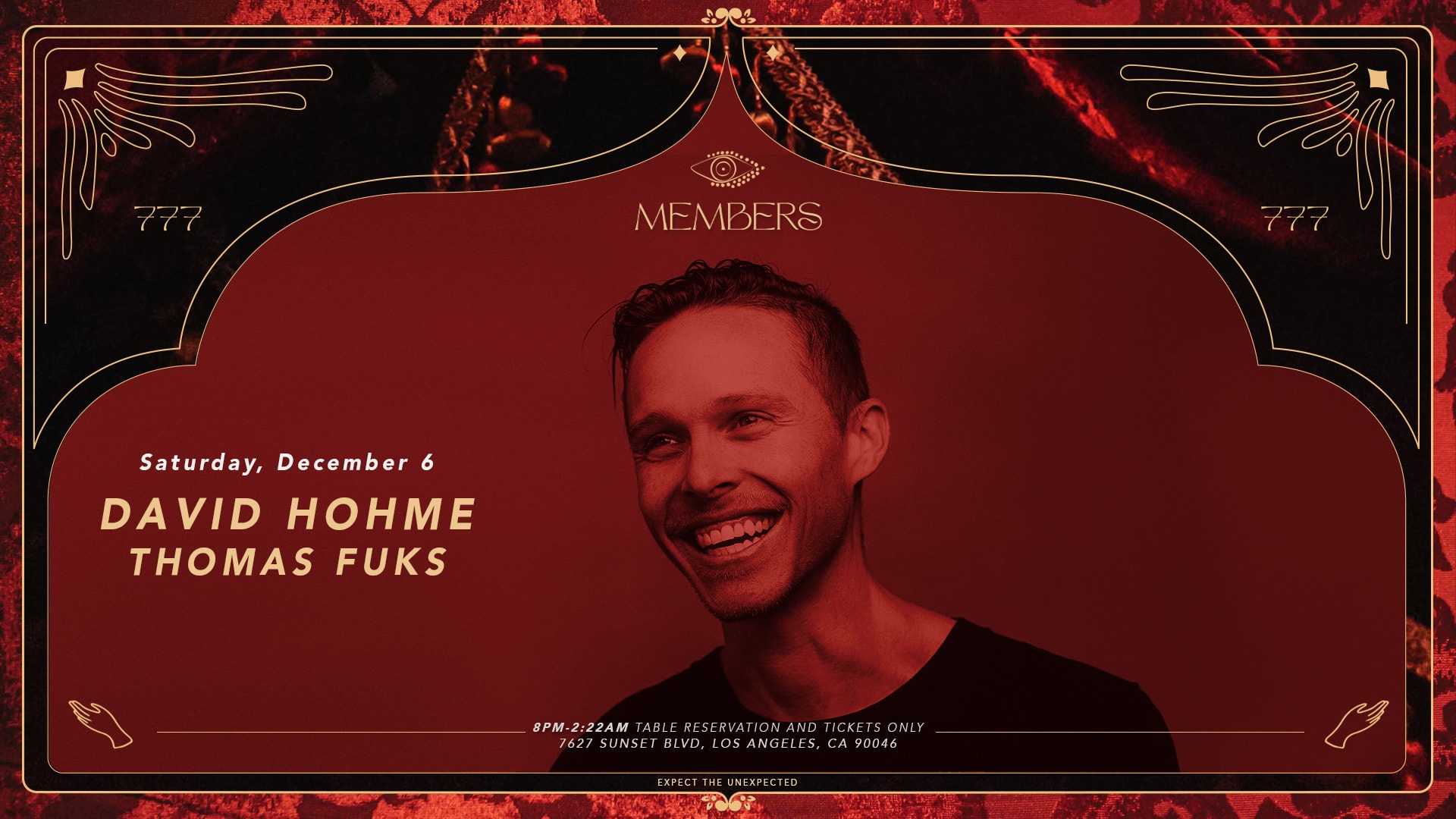 Members Presents: David Hohme B2b Thomas Fuks Cover