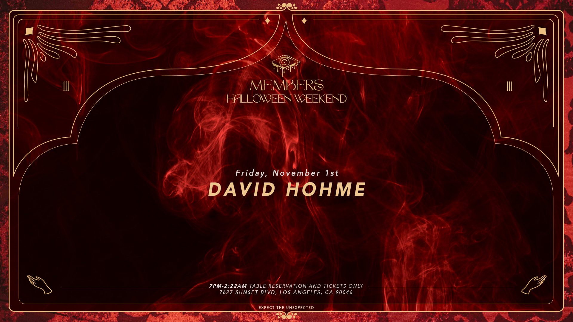 Halloween Night #3 At Members With David Hohme Cover