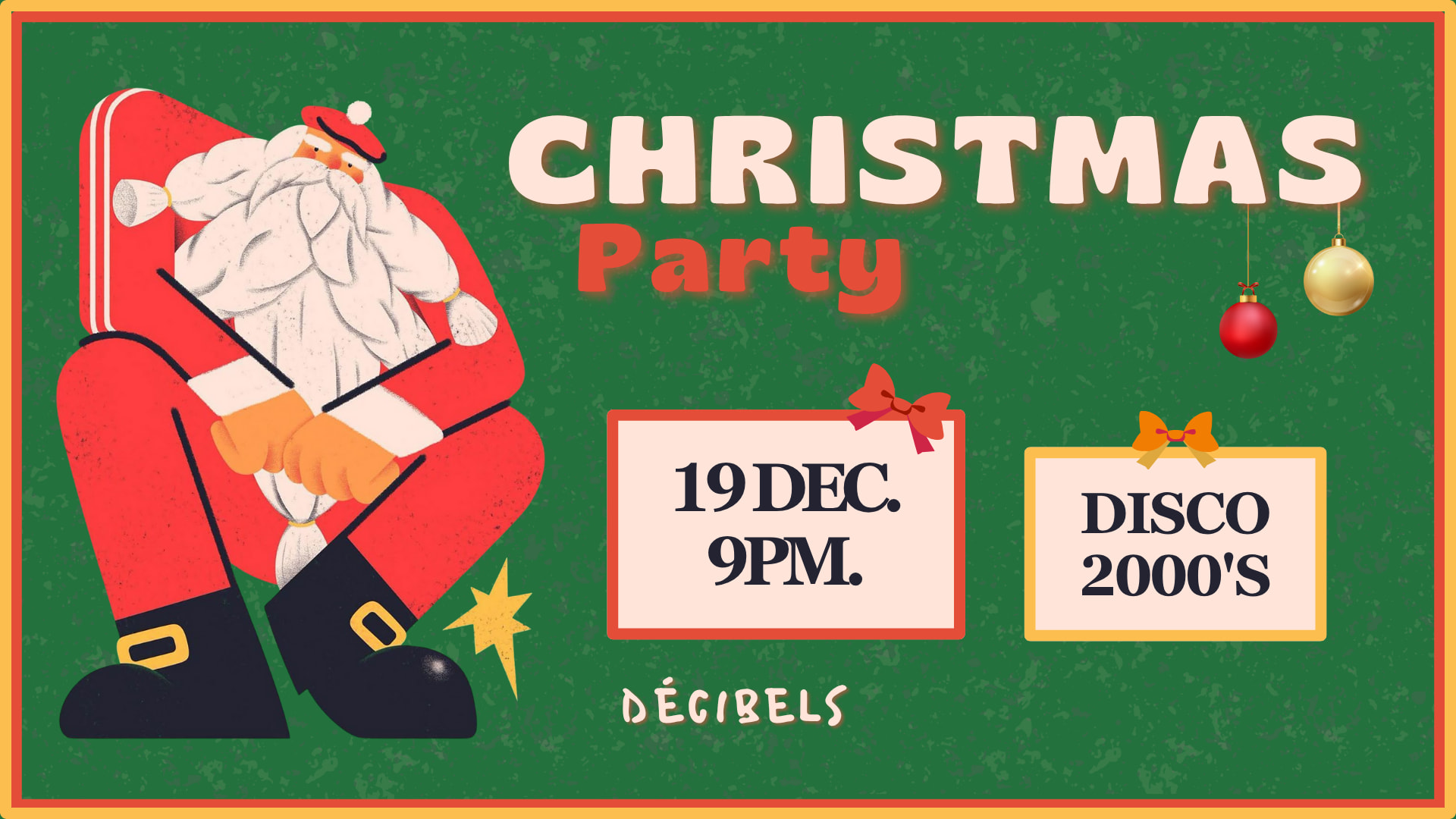 Décibels - Christmas Party Cover