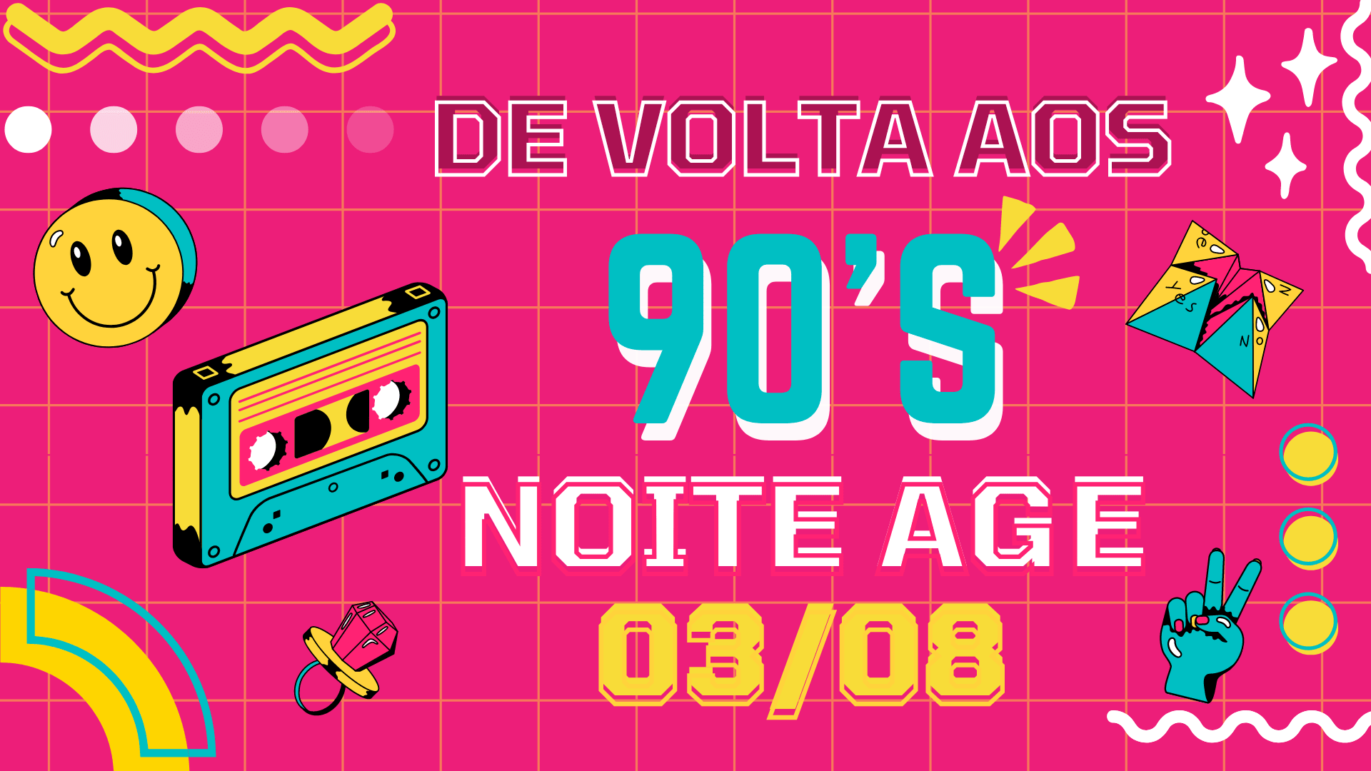 03/08 - Noite Age: De Volta Aos 90's Cover