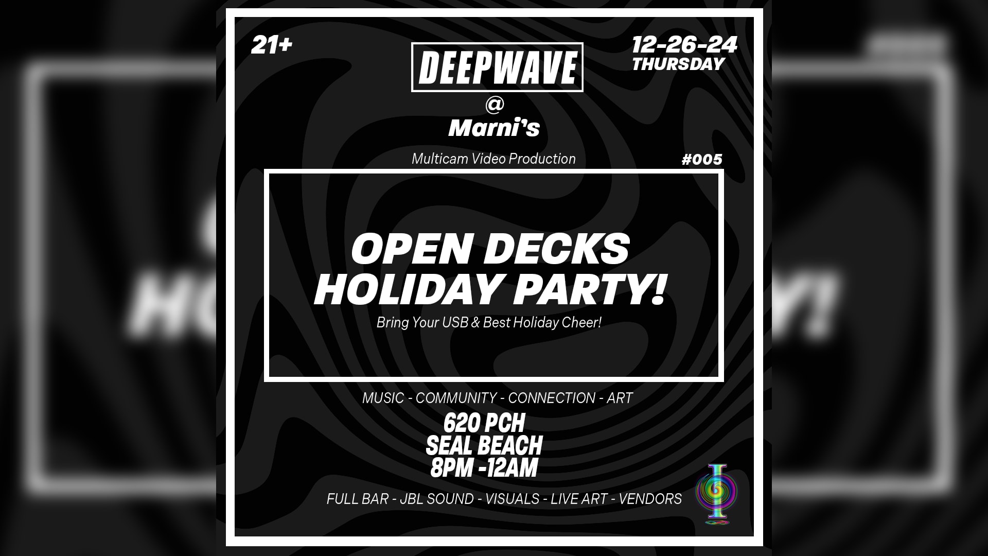 Deepwave 005 - Open Decks Holiday Party! Cover
