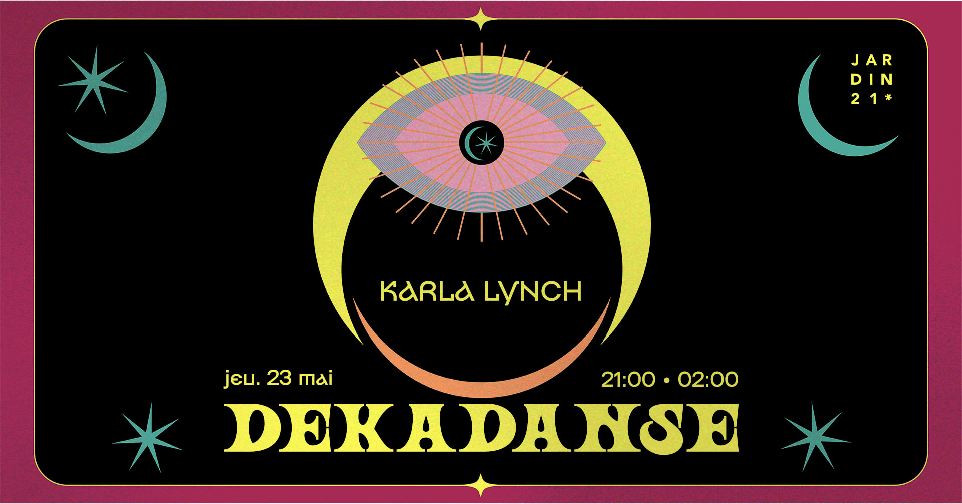 Dekadanse W/ Karla Lynch All Night Long ~ Open Air Cover