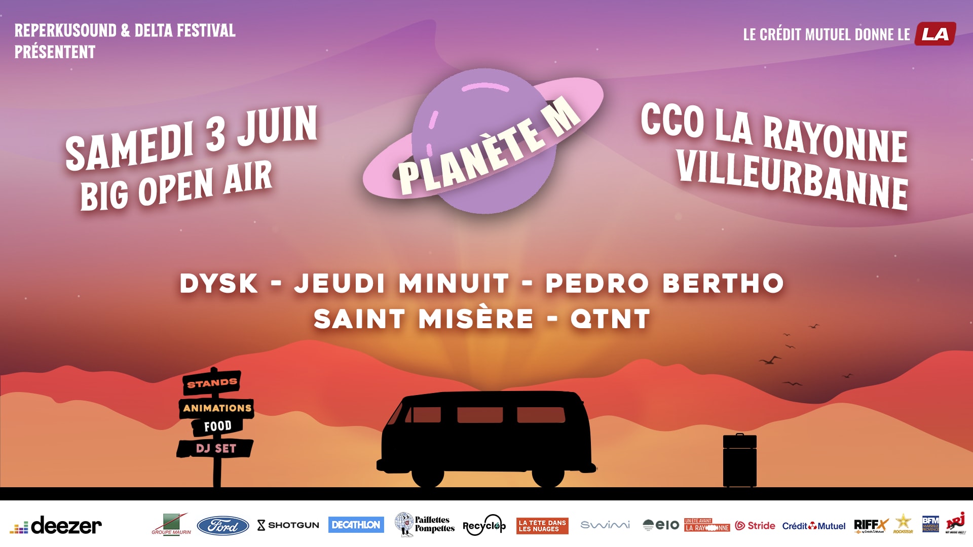 Delta Tour & Reperkusound Présentent Planète M Cover