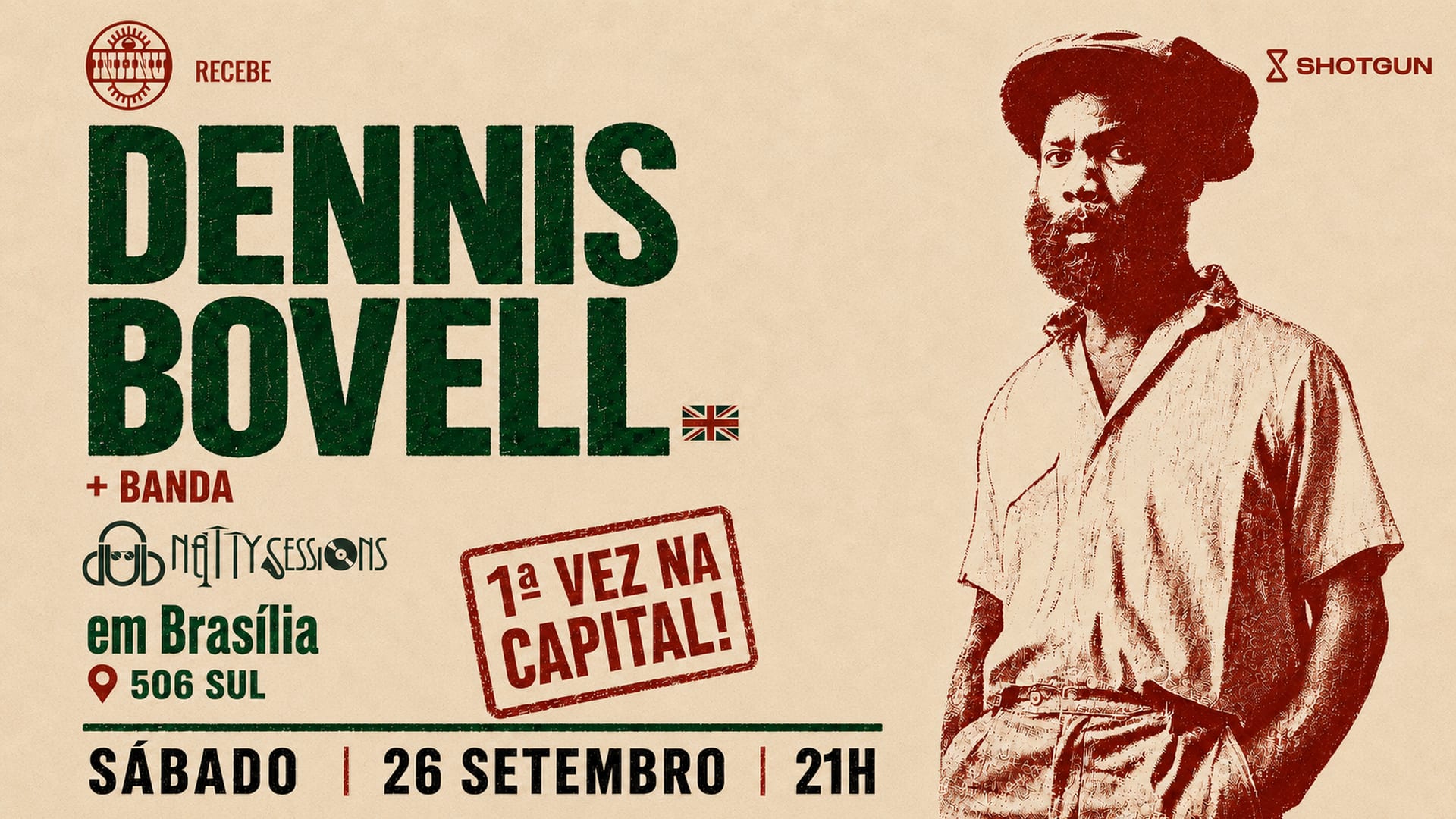 Infinu Recebe Dennis Bovell (Uk) Em Brasília Cover