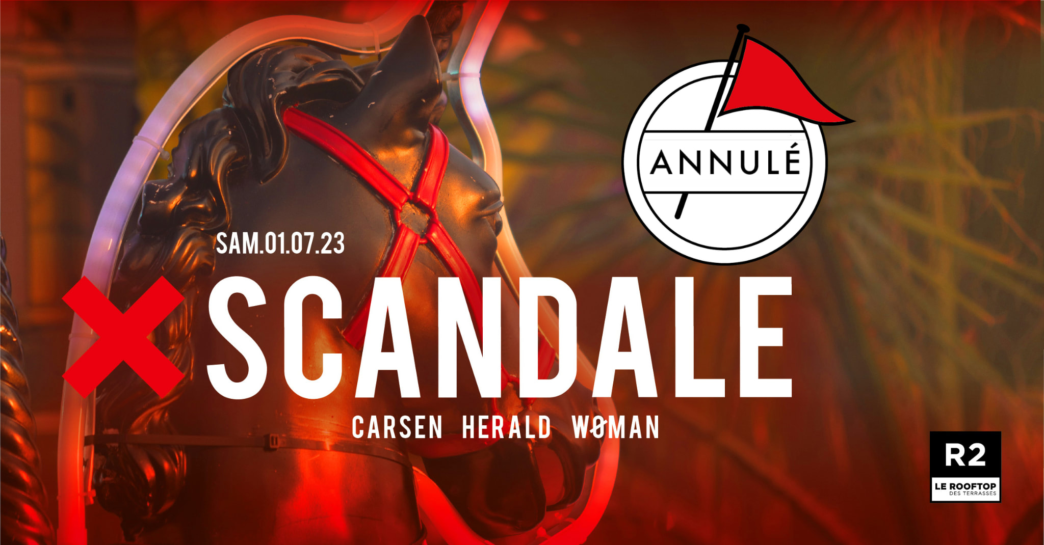 (Annulé) R2 I Le Rooftop X Xscandale 01.07 Cover