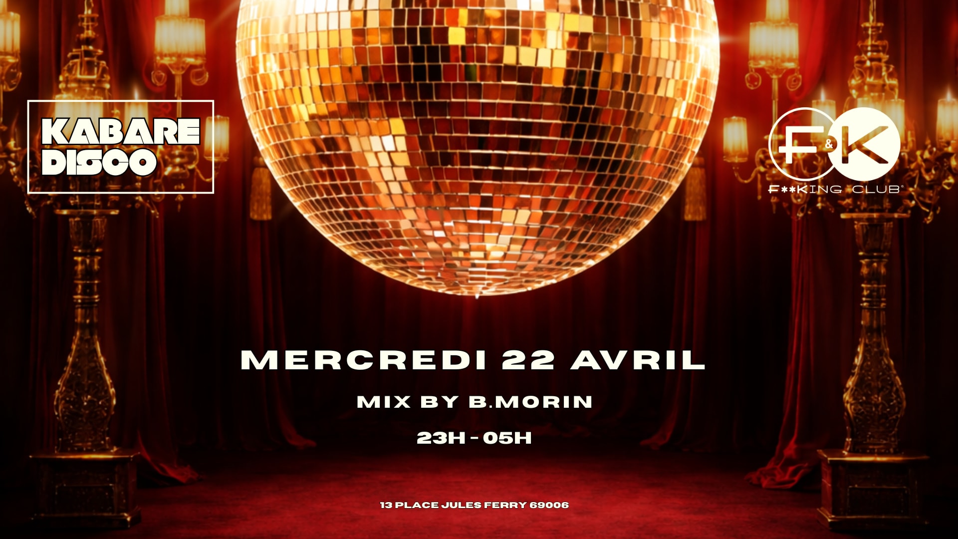 Kabare Disco - F&K Bistroclub Cover
