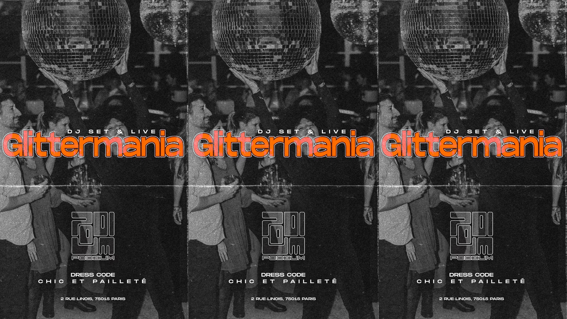 Glittermania - Tous Les Vendredis @Podium - 29 Nov Cover