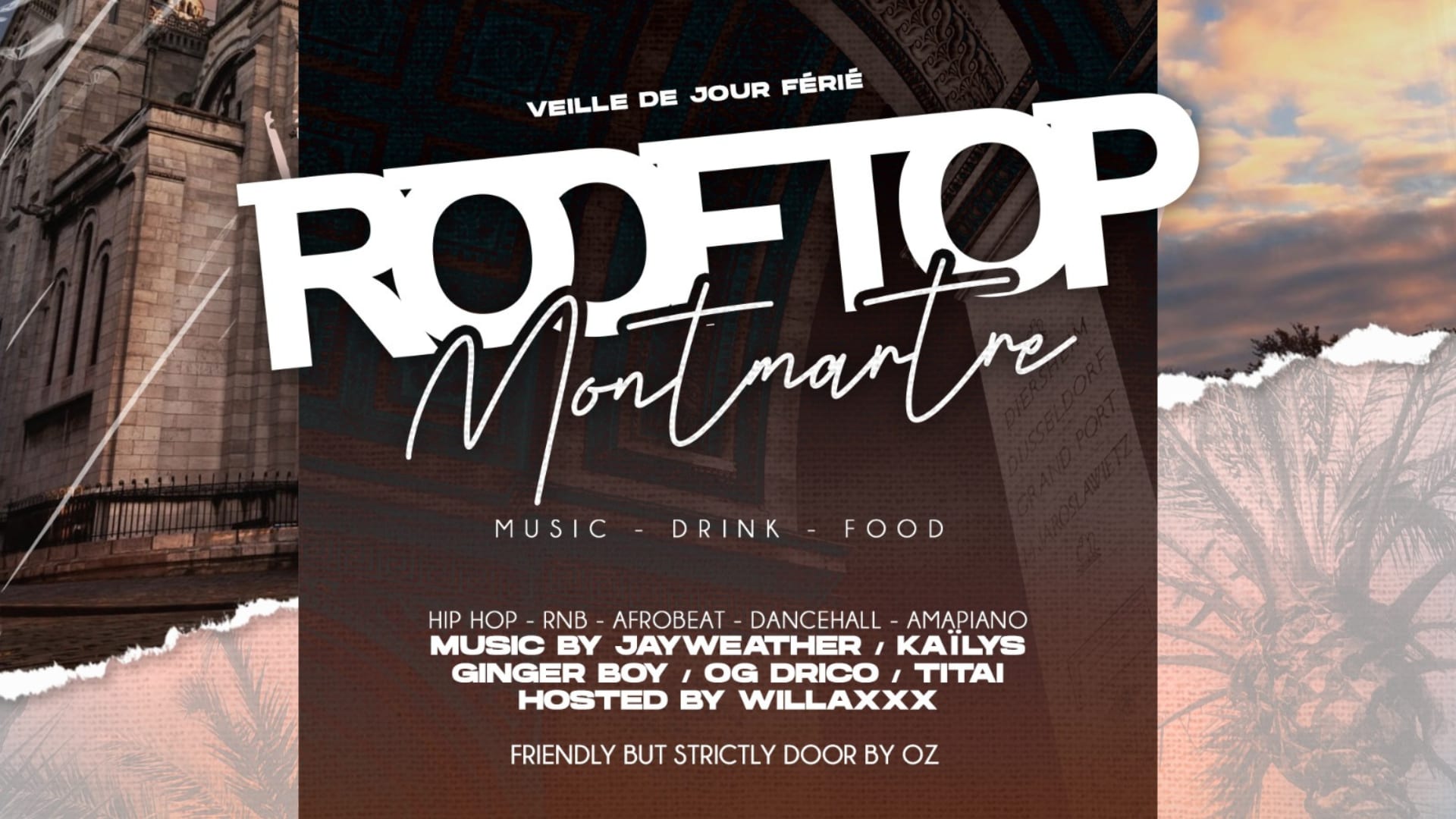 Réouverture Rooftop Montmatre (Veille Jour Férié) Cover