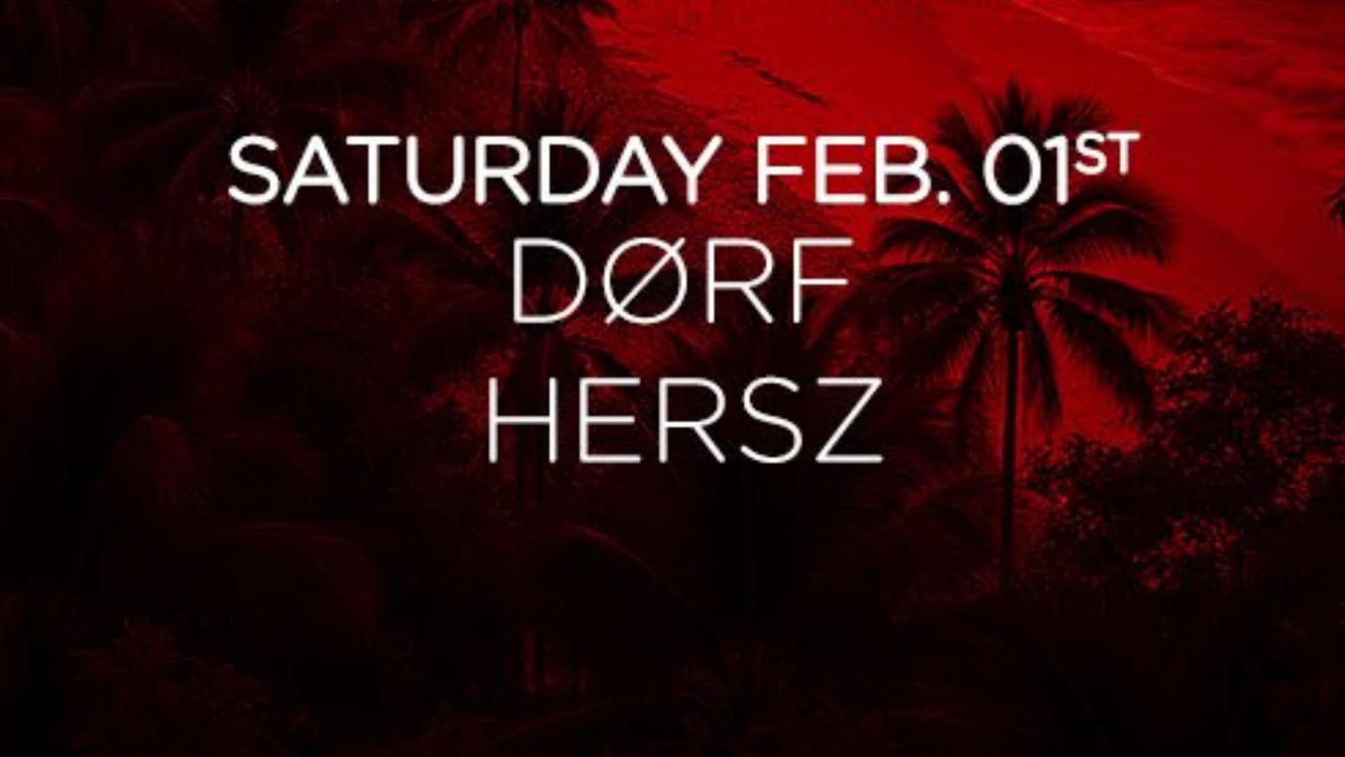 Dørf & Hersz At Alma Club Cover