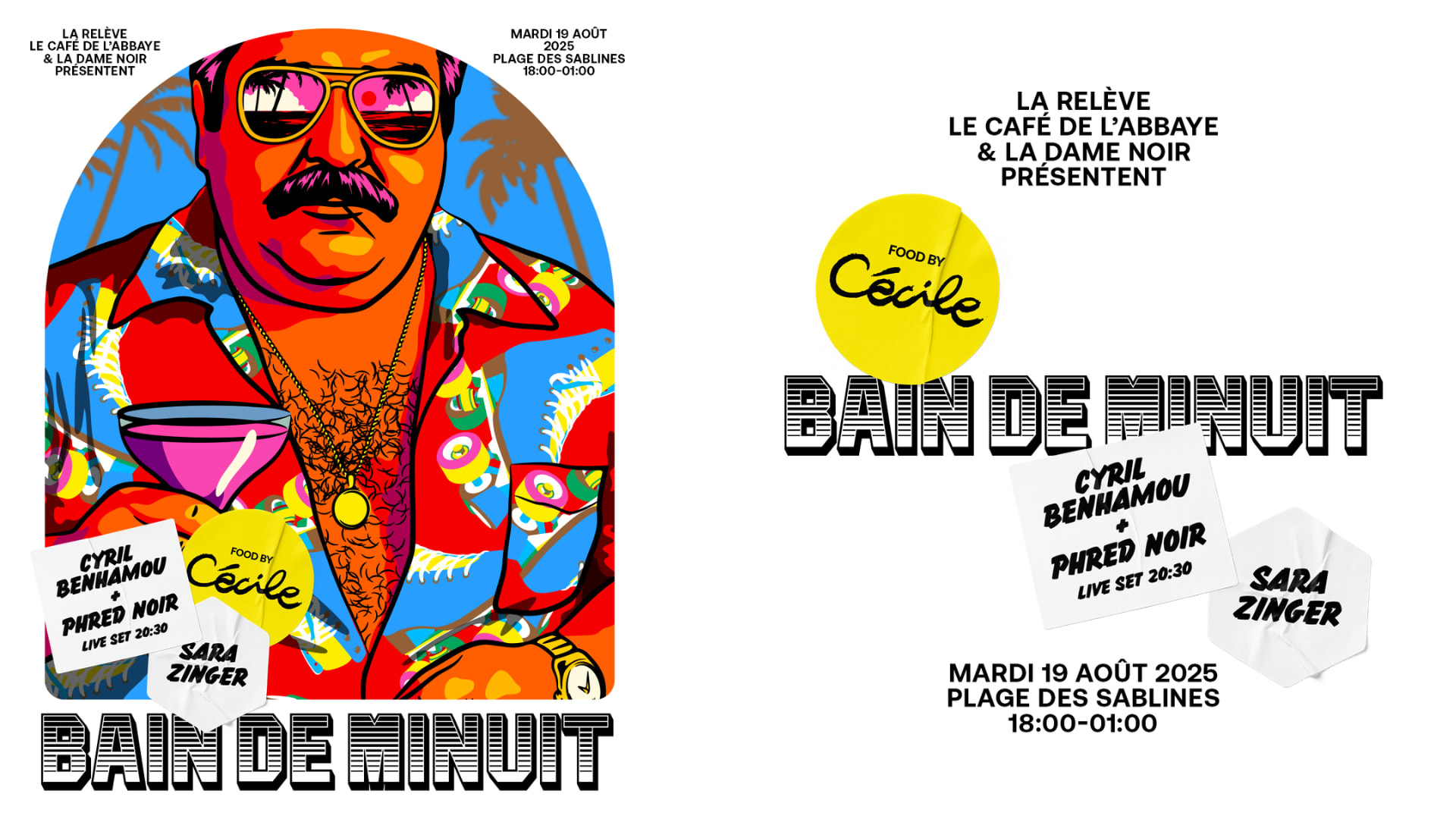 Sara Zinger / Cyril Benhamou / Phred Noir / Free Beach Party Cover