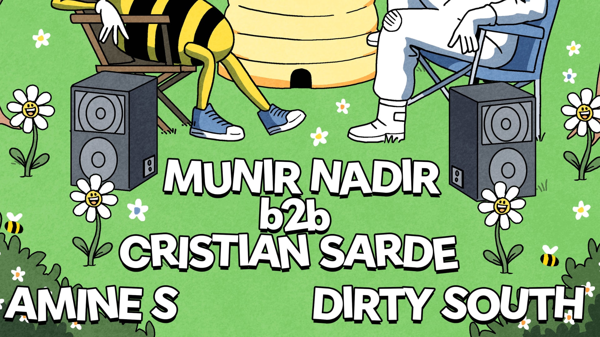 La Ruche Invite Munir Nadir & Cristian Sarde Cover
