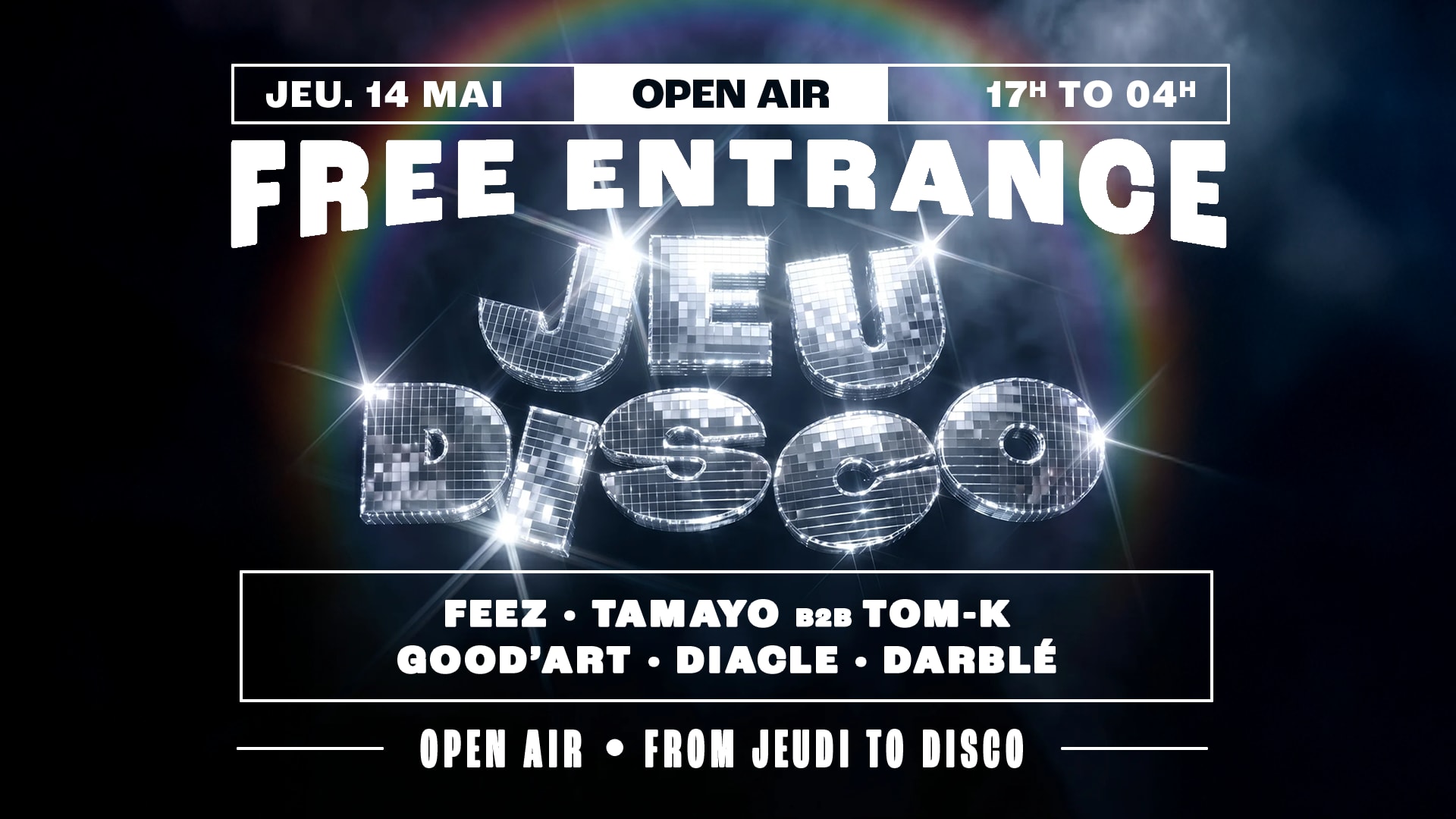 Jeudisco · Free Disco Open Air & Night Cover