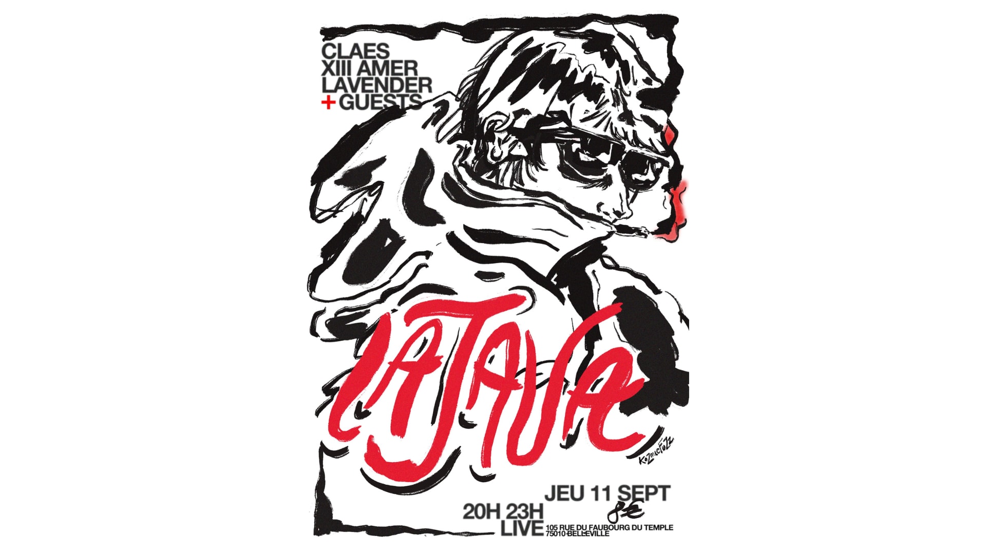 XIII Amer, Claes, Lavender + Guests @Lajava Cover