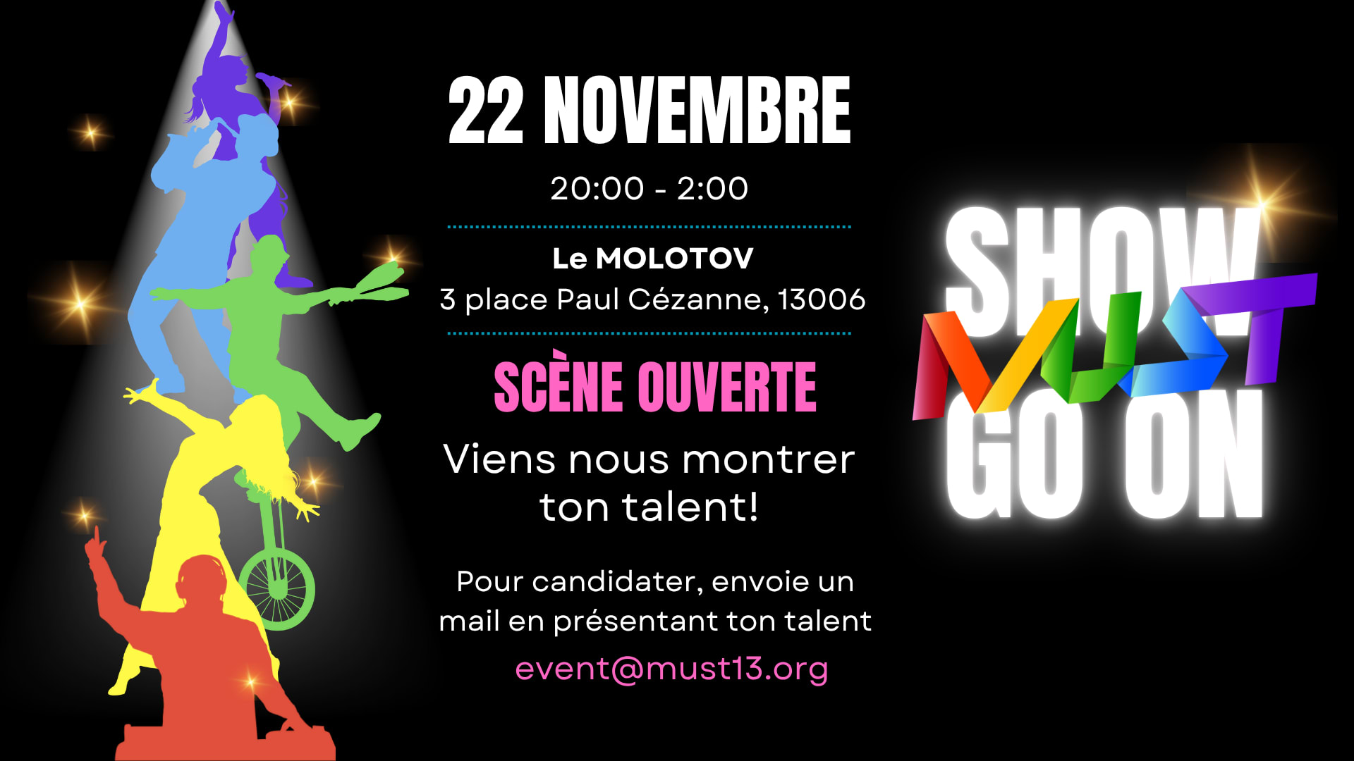 Show Must Go On ! Cover