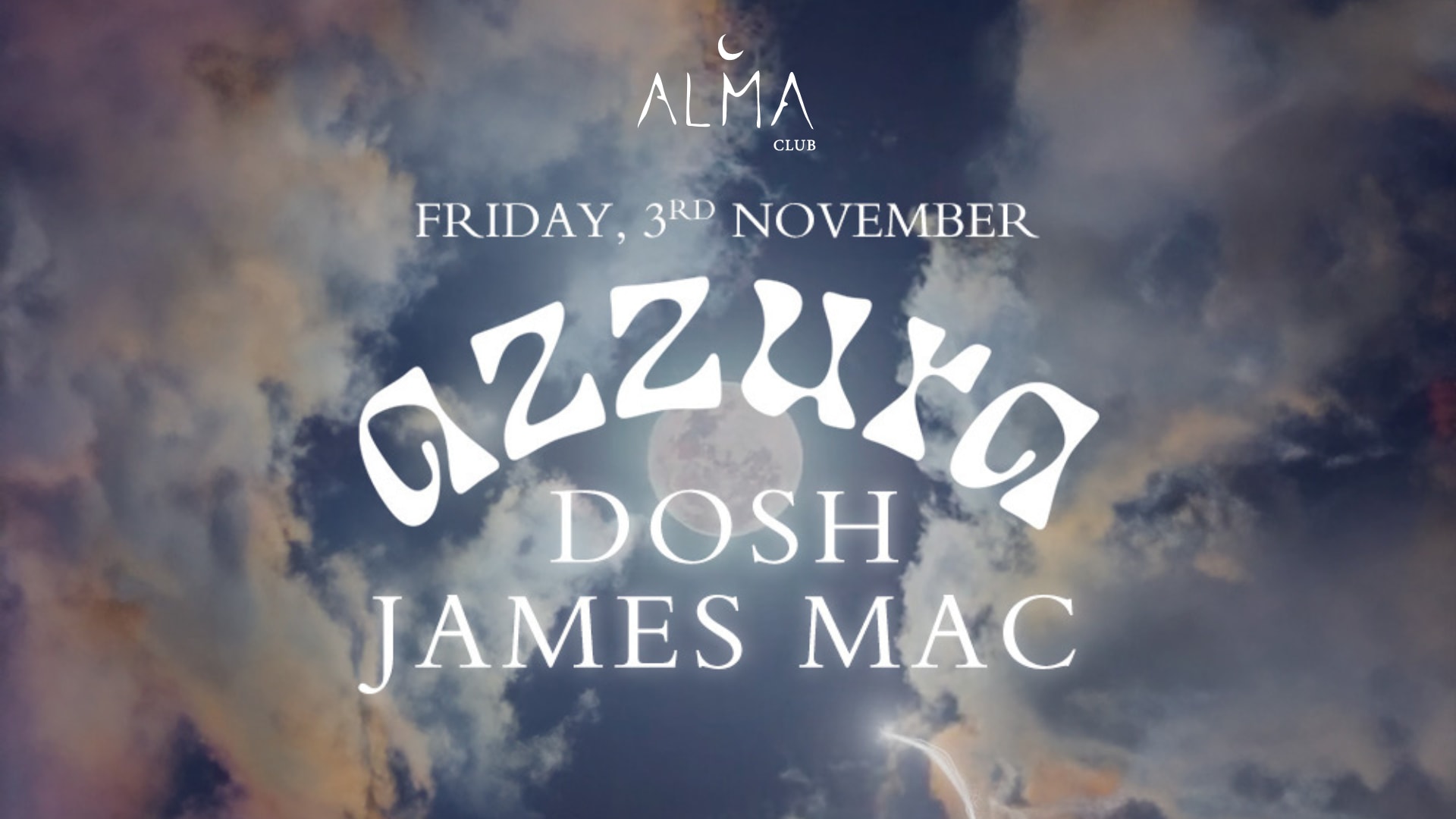 Alma Club Invites Dosh & James Mac Cover
