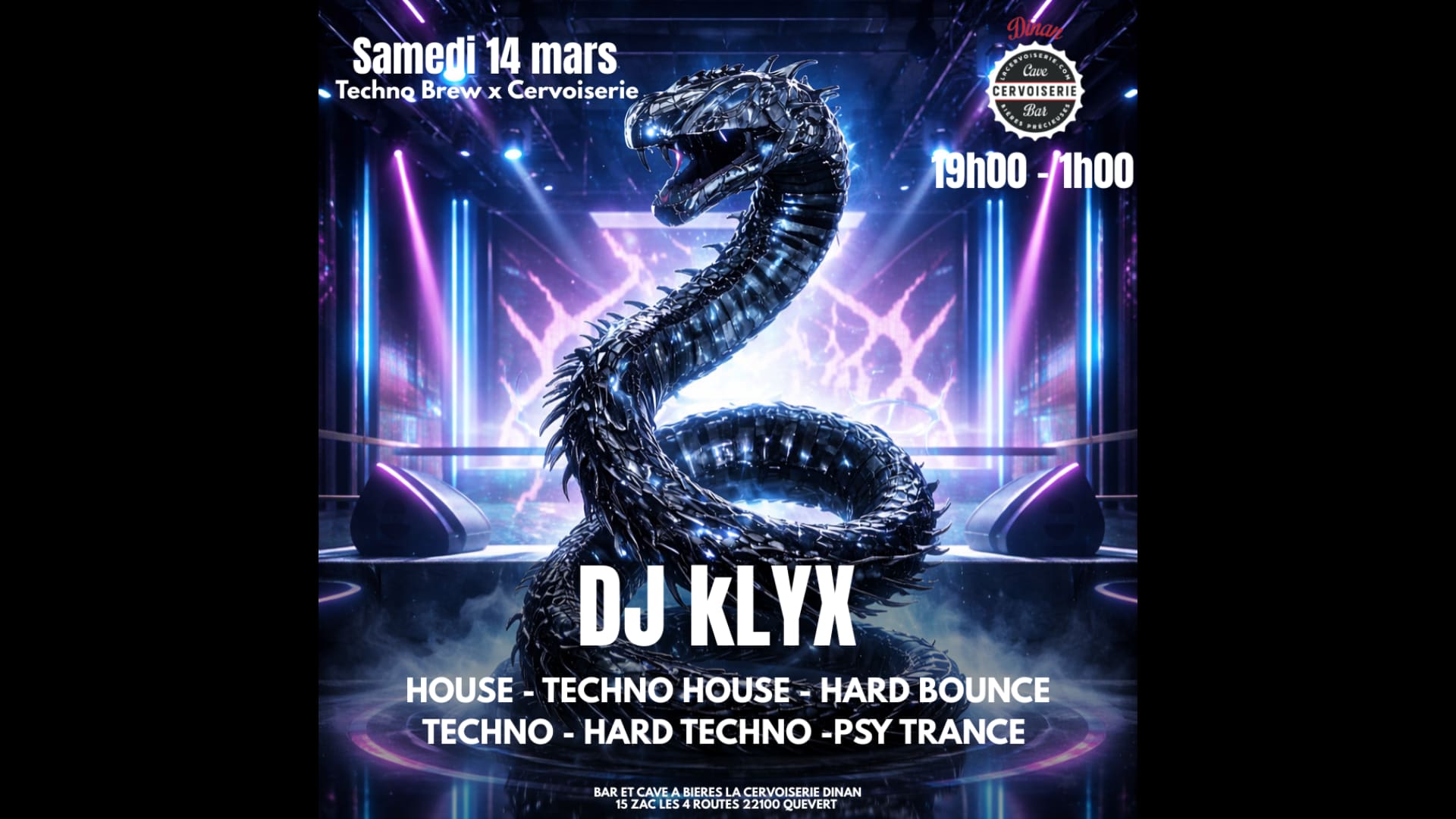 Techno Brew X La Cervoiserie Dinan Cover