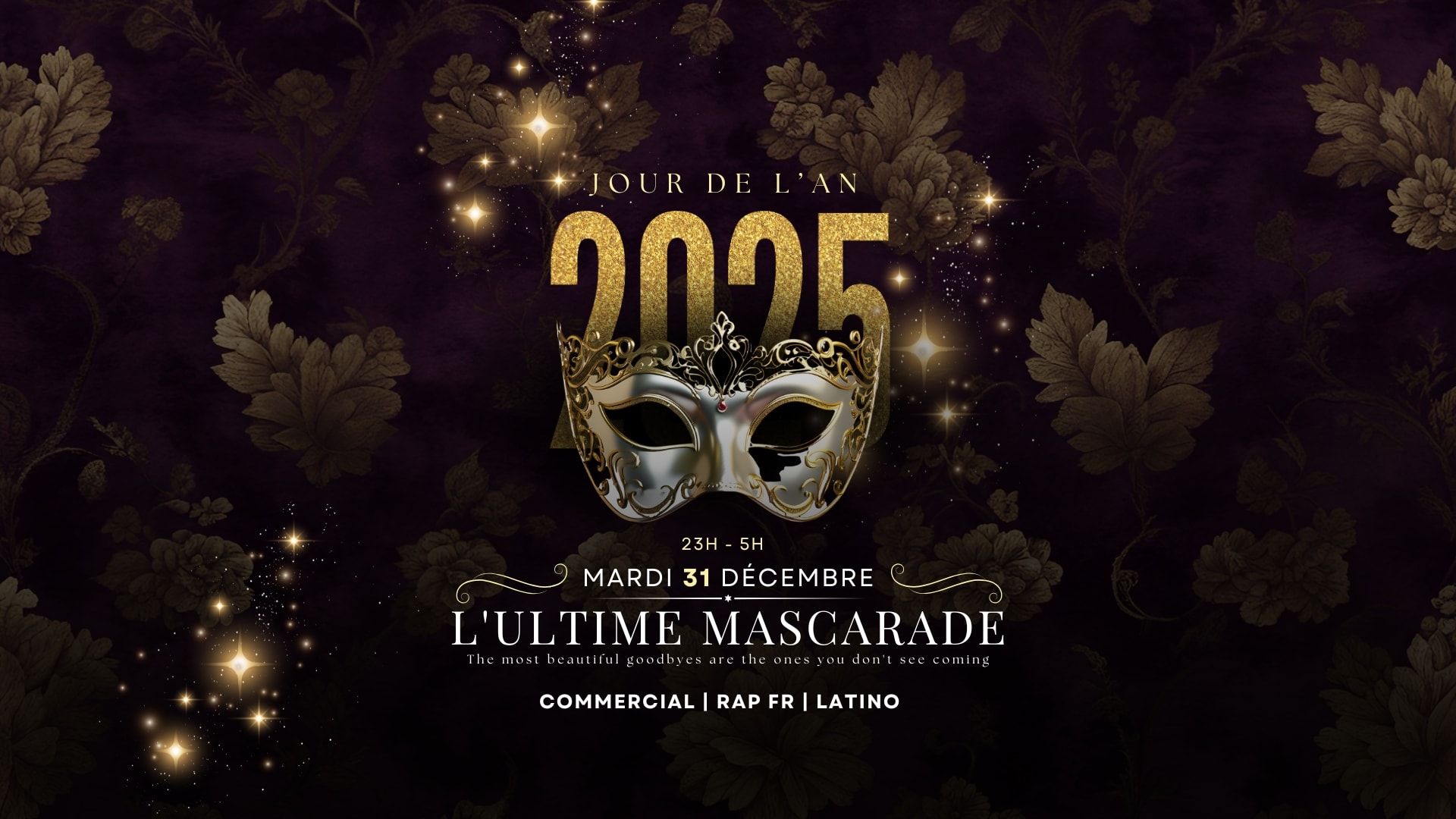 Jour De L'an 2025 - Ultime Mascarade Cover