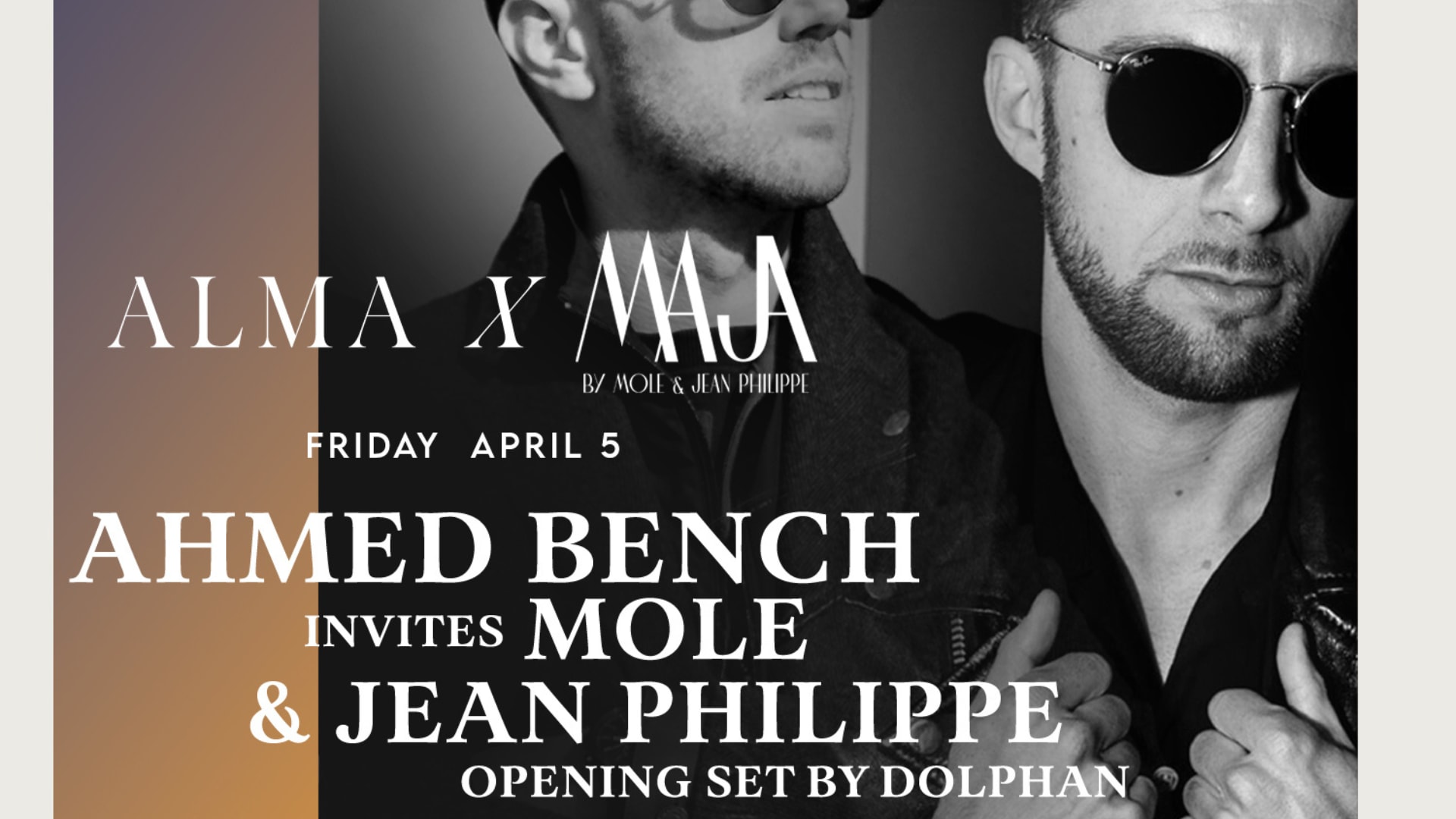 Alma Club Invites Ahmed Bench, Mole & Jean Philippe Cover