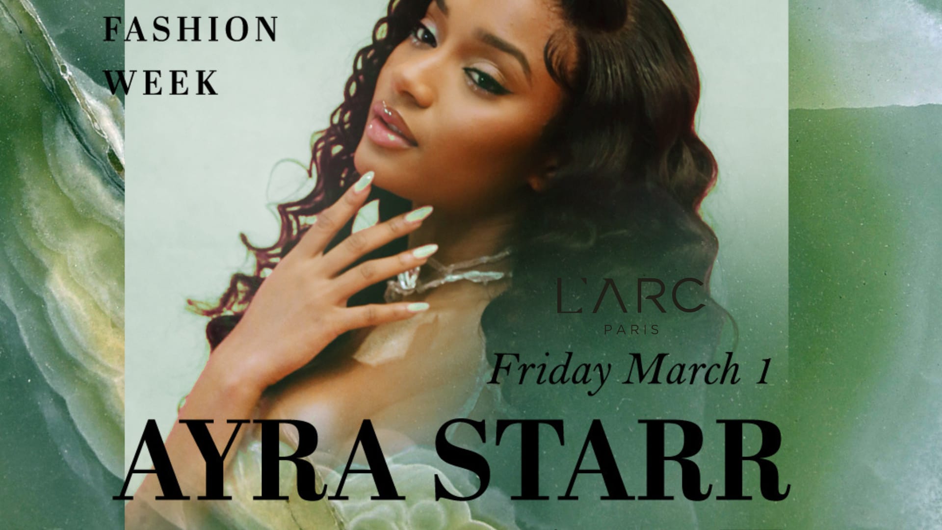 Pfw - Ayra Starr @ L'arc Paris Cover