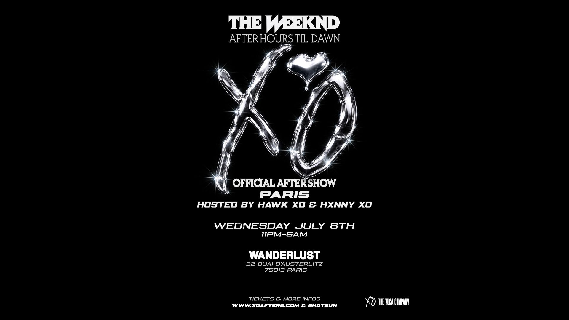 The Weeknd Aftershow Cover