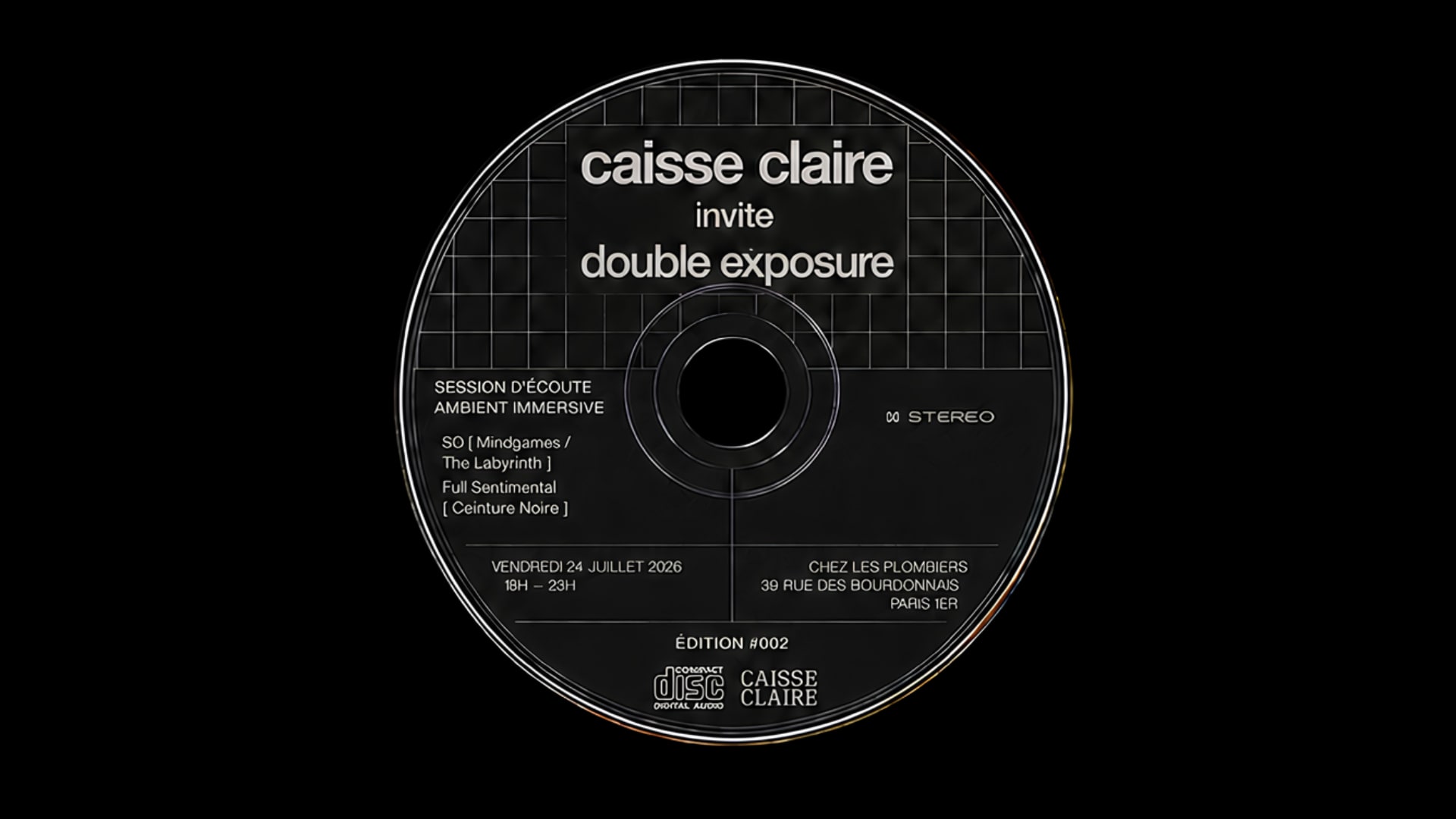 Caisse Claire × Double Exposure Cover