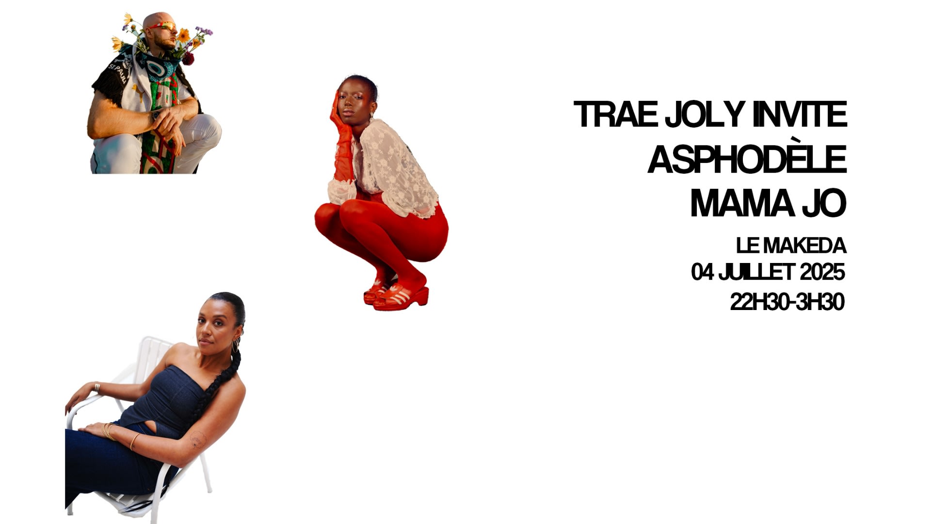 Trae Joly Invite : Asphodèle + Mama Jo Cover