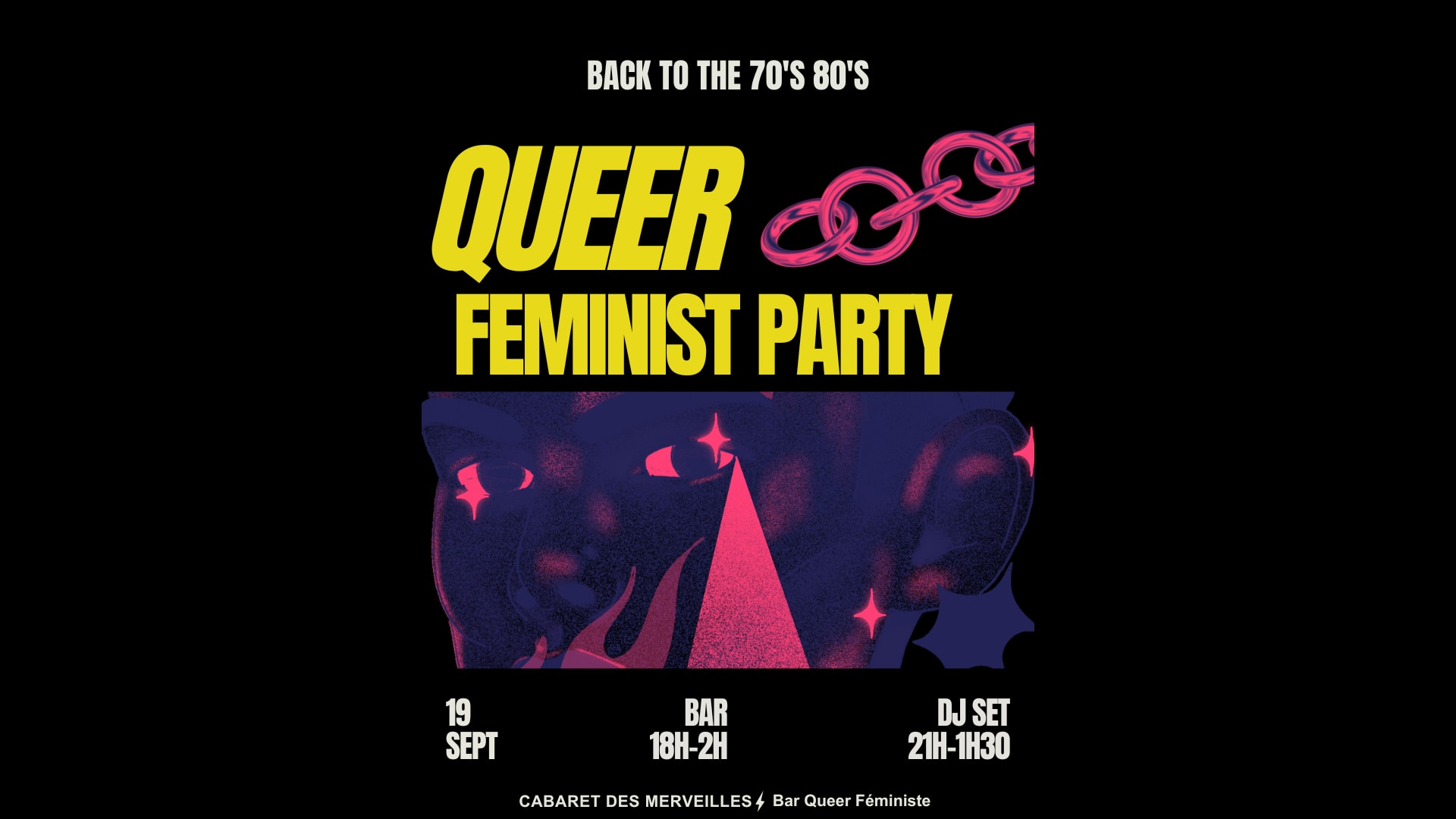 Queer Feminist Party - Back To The 70's 80's Cover