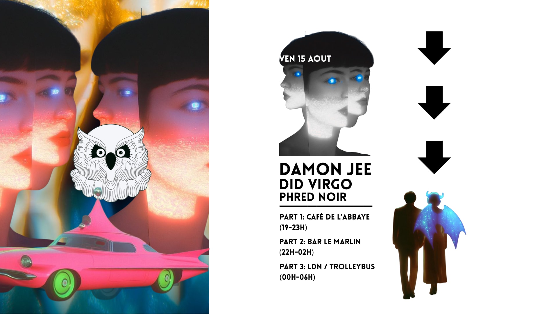 Damon Jee X Did Virgo X Phred Noir @ Abbaye X Marlin X Ldn Cover
