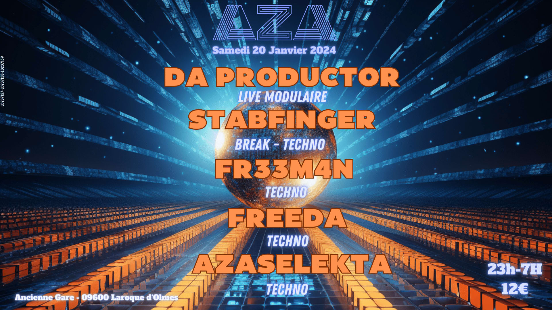 Aza Techno Party Cover