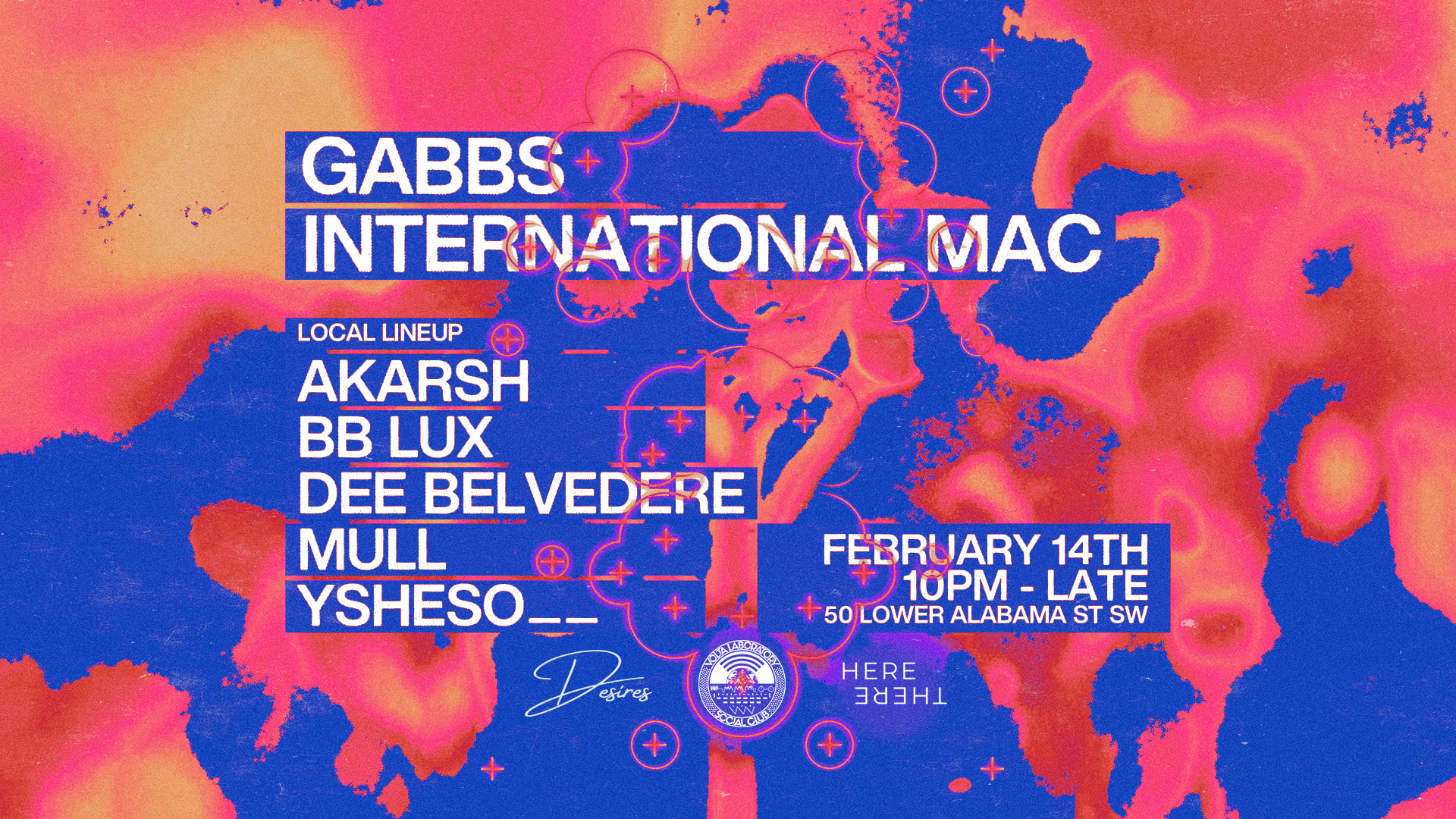 Desires X Vlsc X Here & There: Gabbs & International Mac Cover