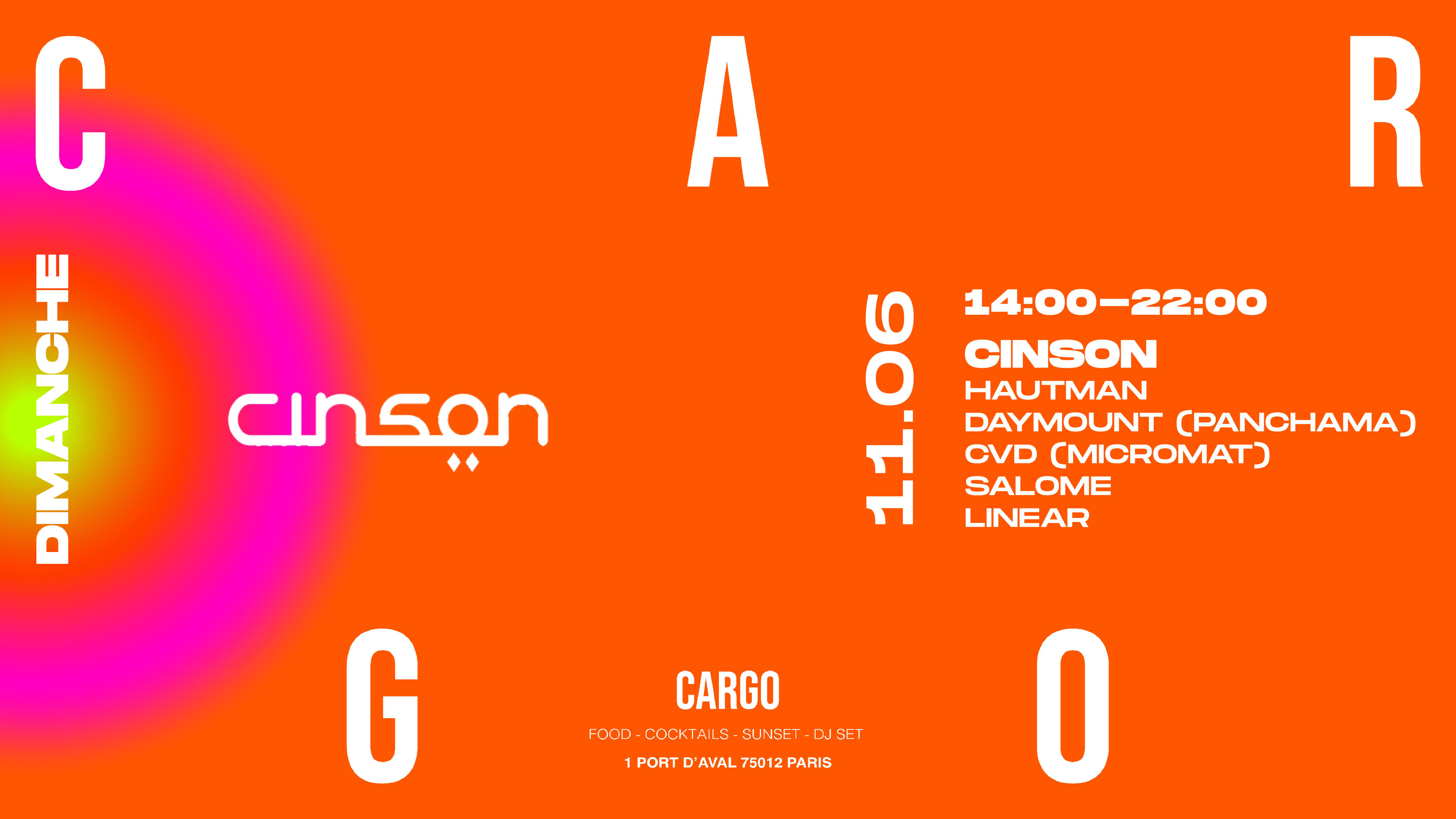 Cargo X Cinson W/ Cvd, Daymount, Linear, Salomé, Hautman Cover