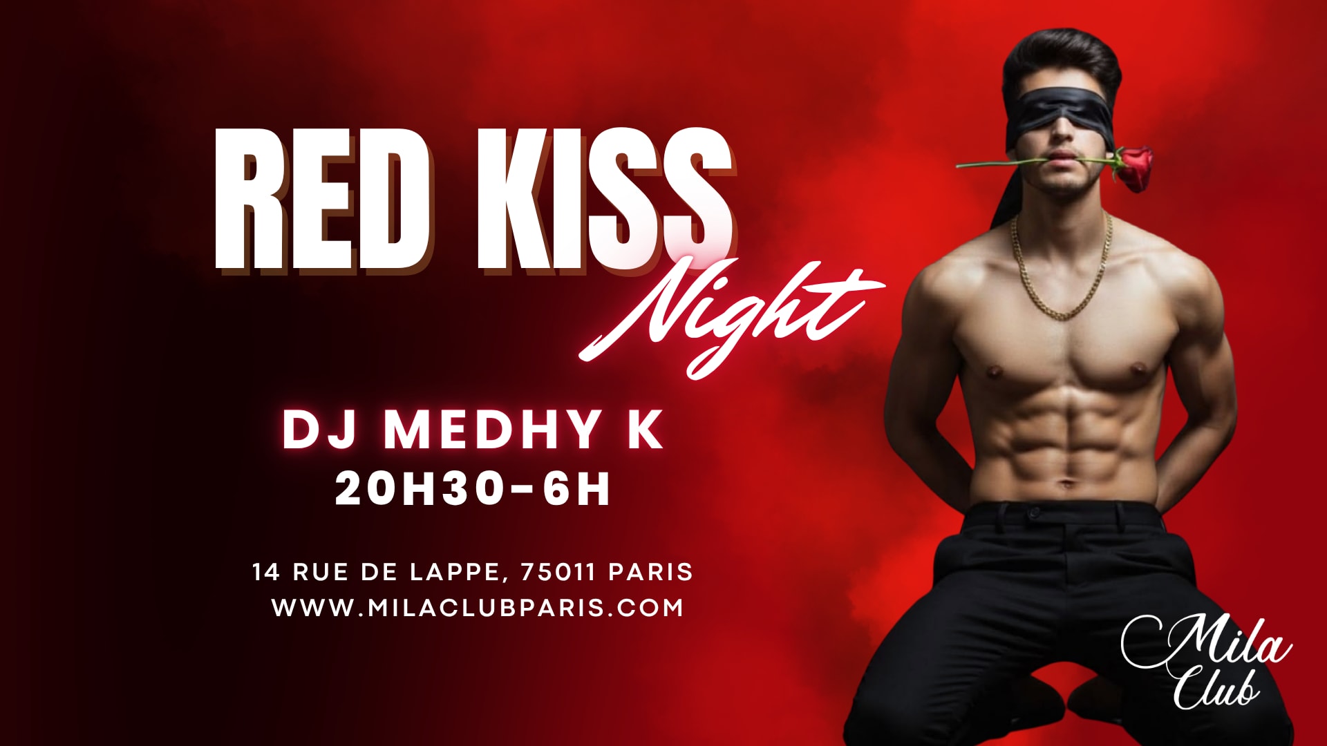 Red Kiss - Mila Club Paris Cover