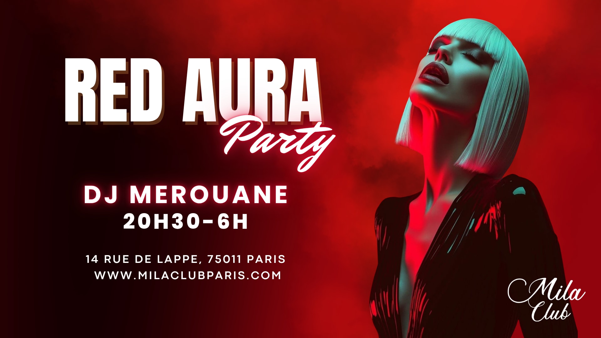 Red Aura - Mila Club Paris Cover