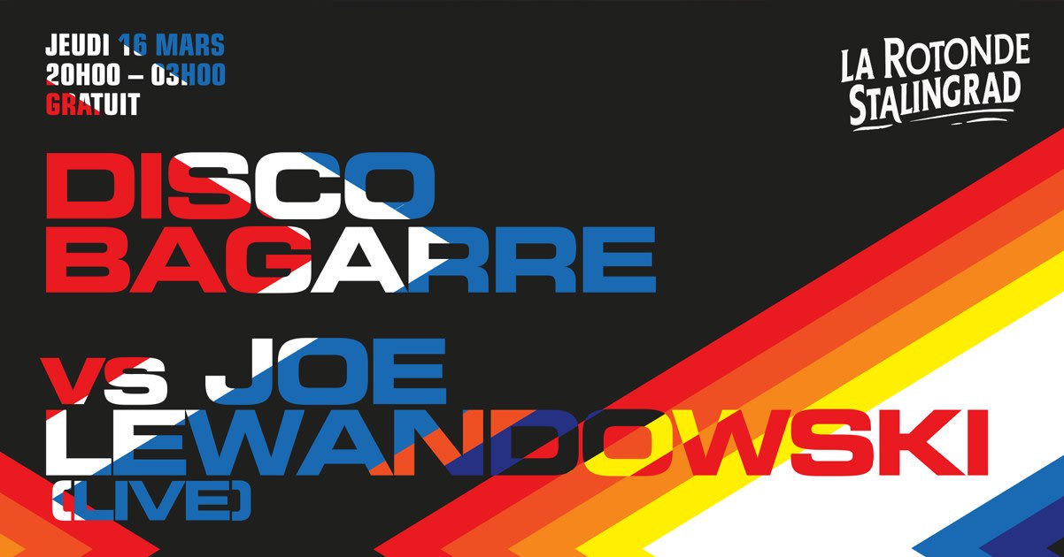 Disco Bagarre Vs. Joe Lewandowski (Live) @ La Rotonde Cover