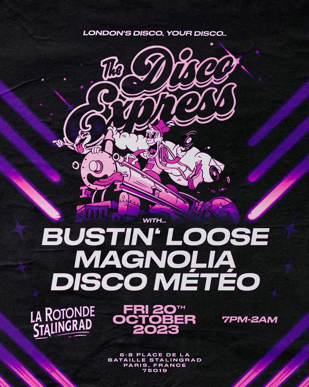 The Disco Express @ Le Refuge Cover