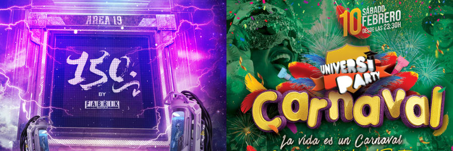Complemento (150 Febrero + Universiparty Carnaval) Cover