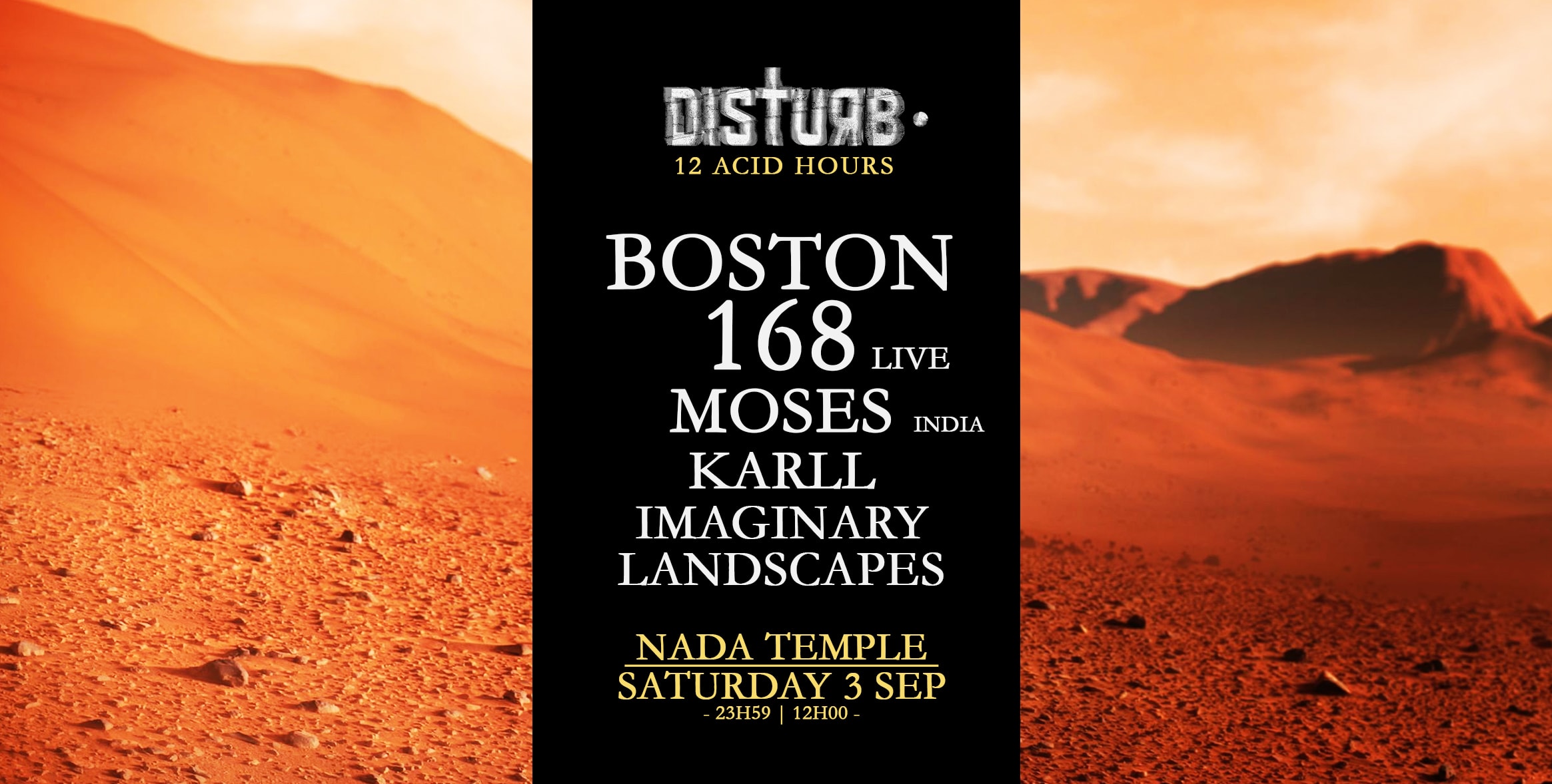Disturb • Boston 168 [Italy] Live Cover