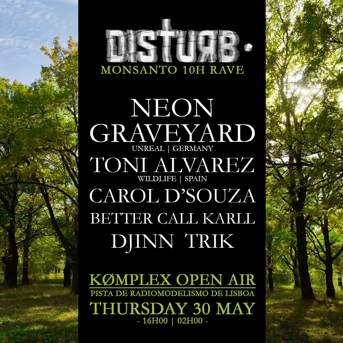 Disturb In Florest | Kømplex Open Air Cover