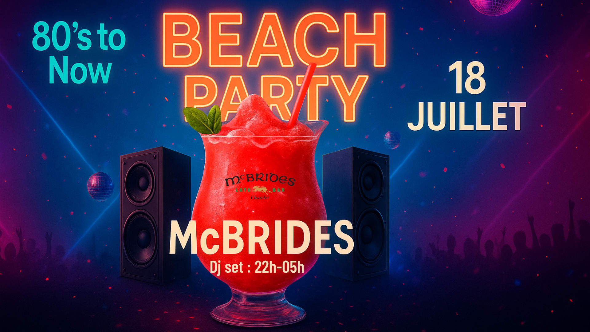 Beach Party – 80’S To Now Cover