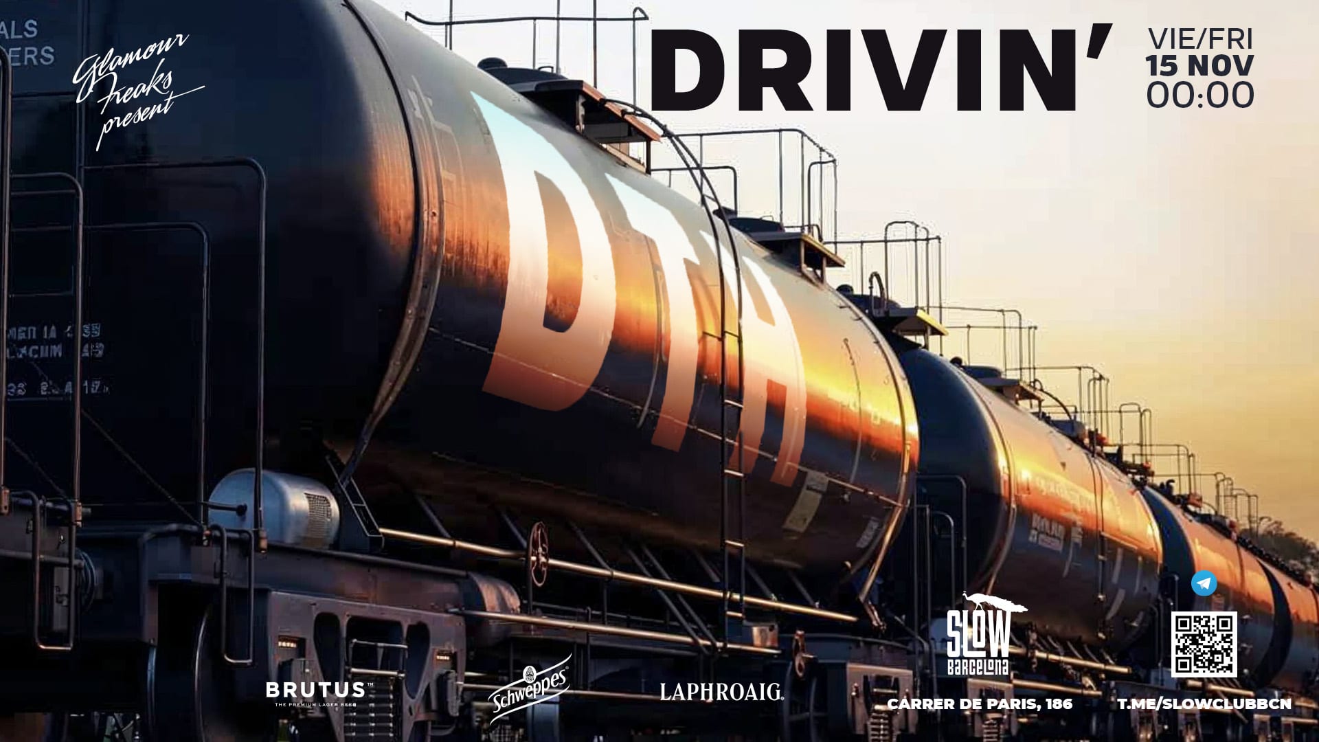 Drivin' Pres. D.T.H. | [Drink Included] Cover