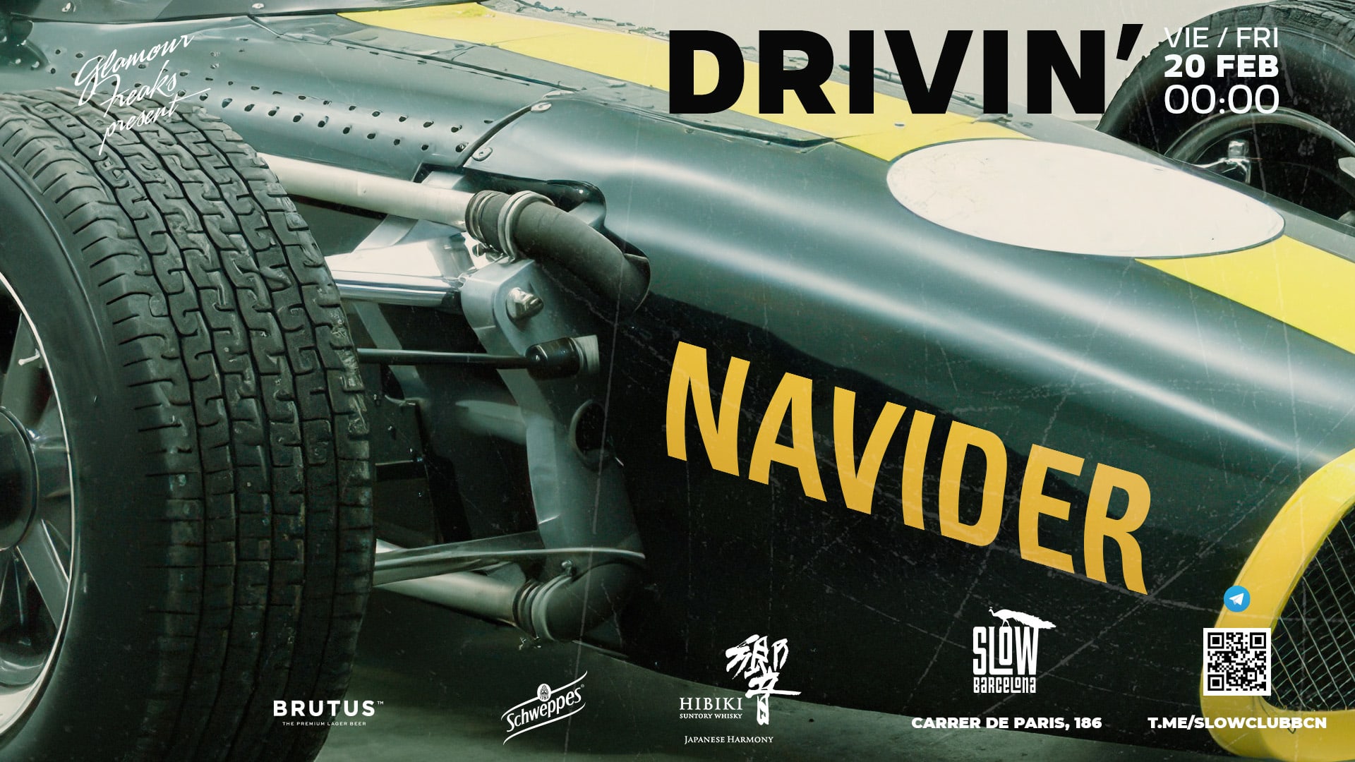 Drivin' Pres. Navider | [Drink Included] Cover