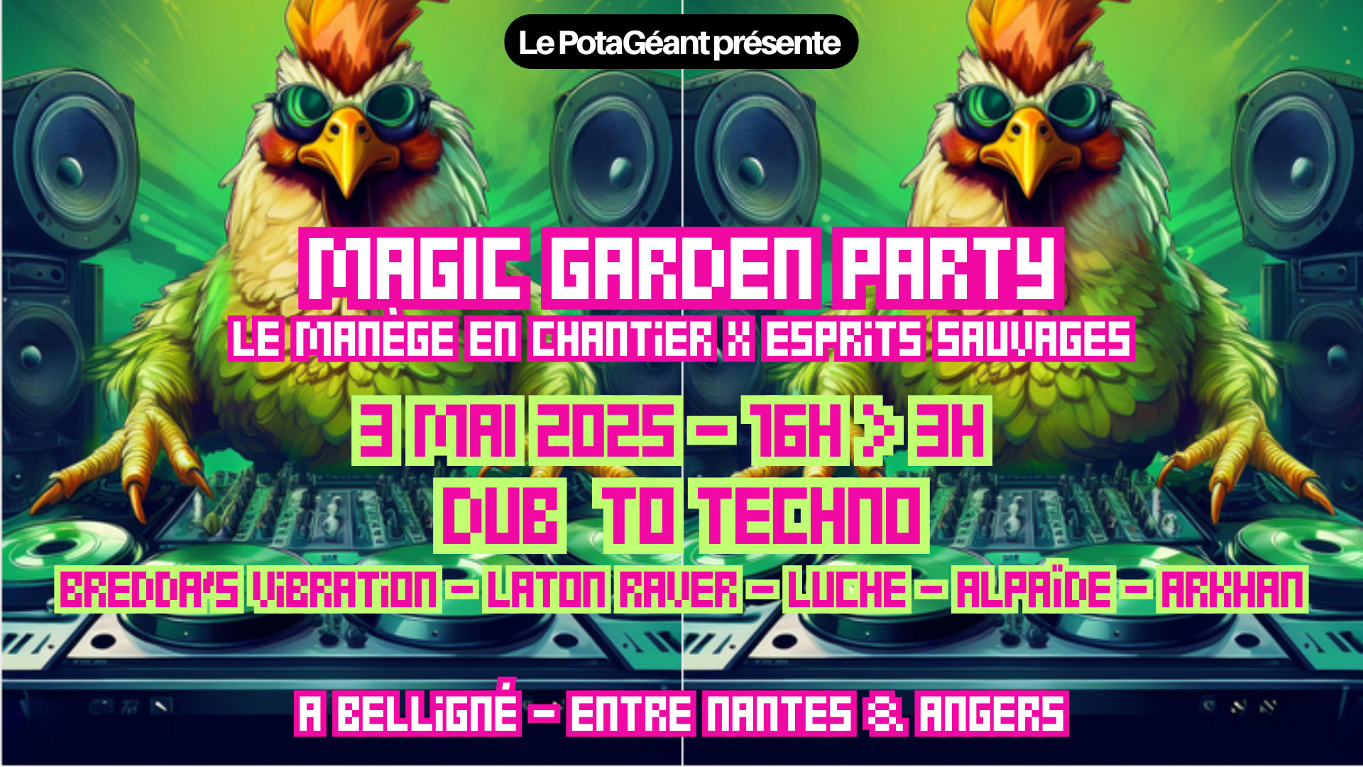Magic Garden Party - Dub To Techno Cover