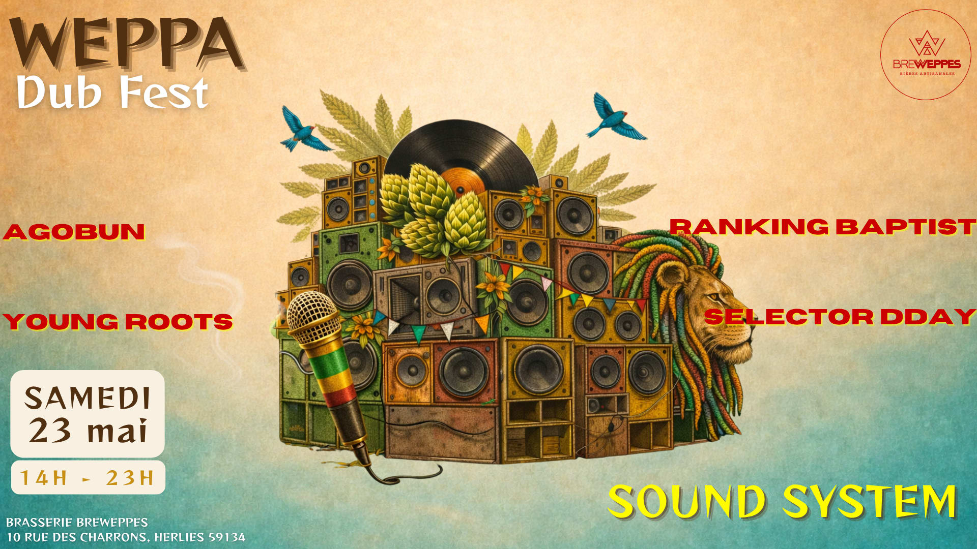 Breweppes : Weppa Dub Fest Cover