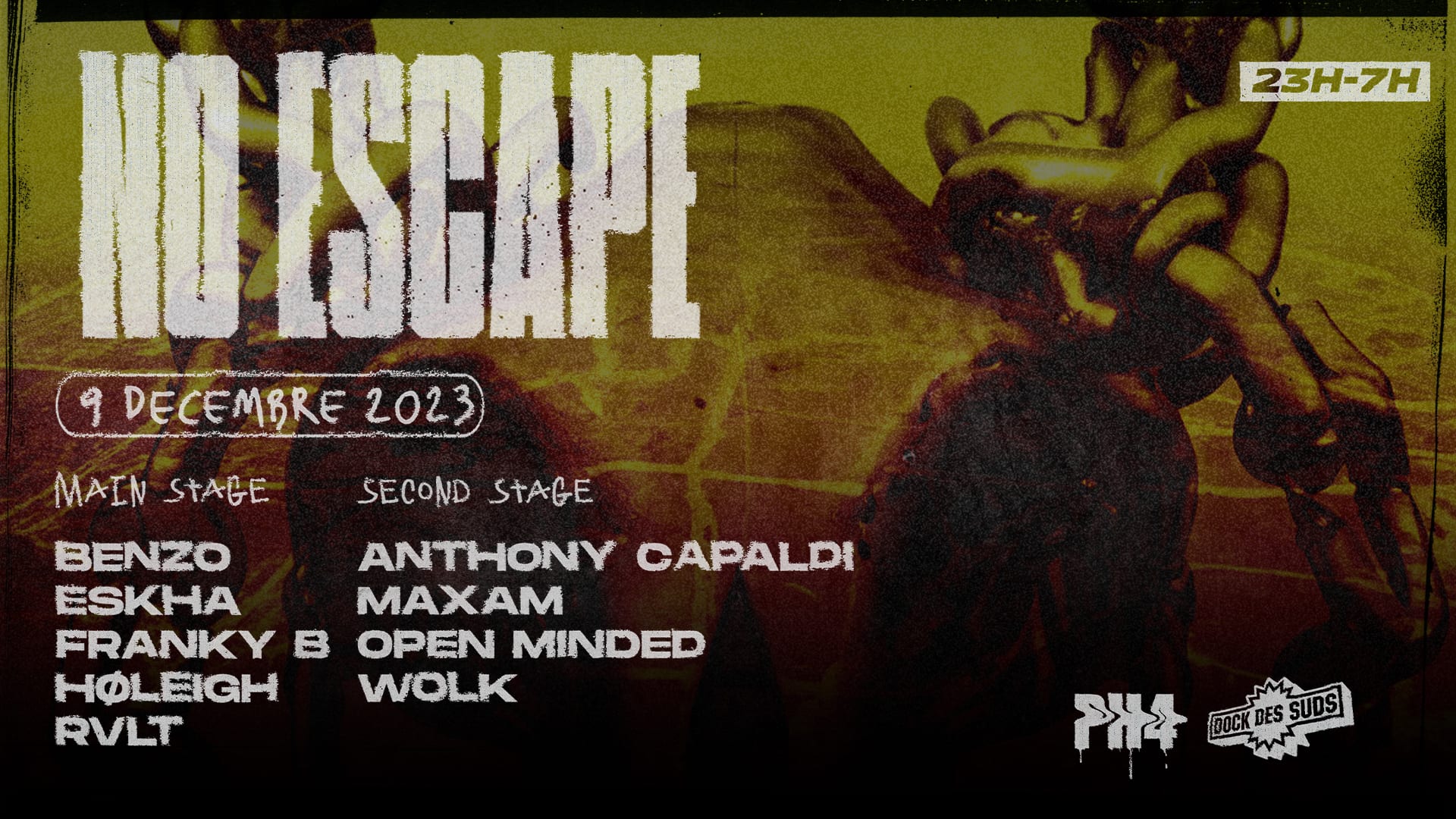 No Escape - Dock Des Suds - Ph4 Records Cover