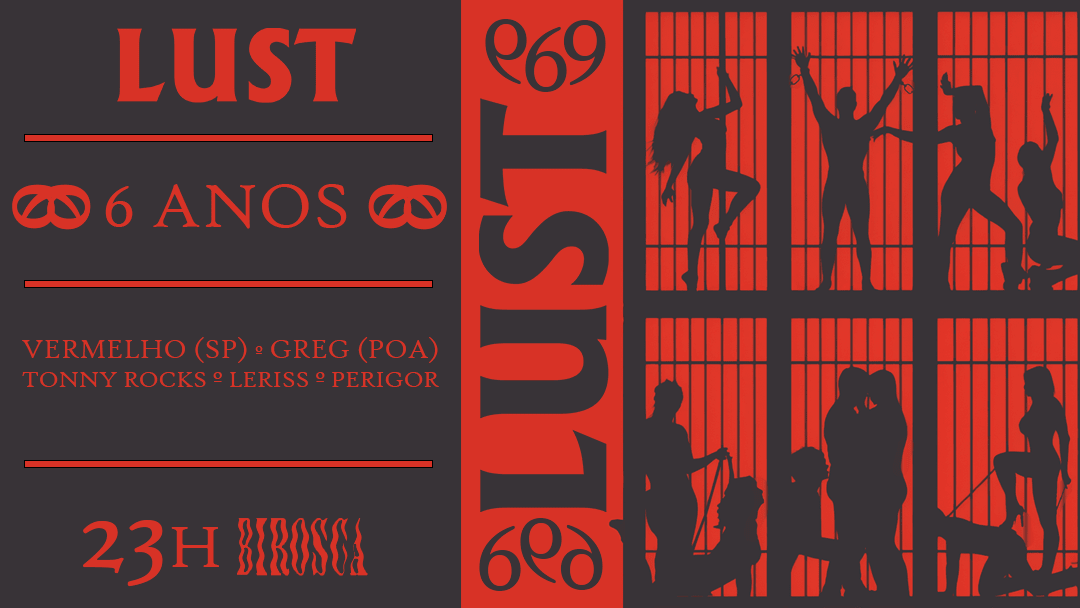 10/08: Lust 6 Anos Cover