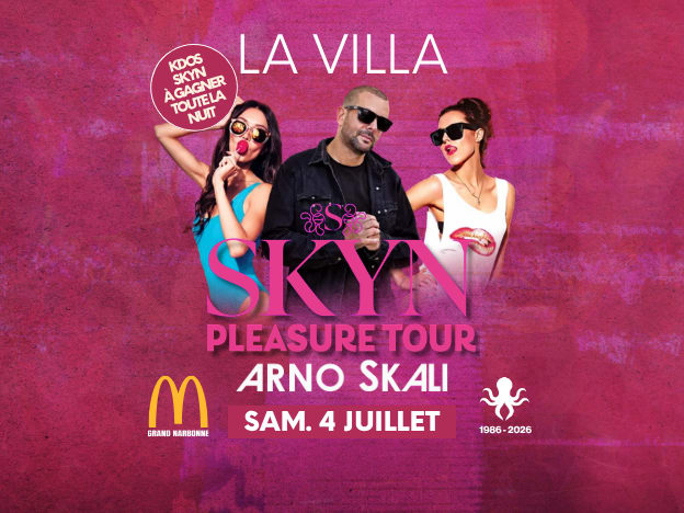 Skyn Pleasure Tour À La Villa Gruissan Cover
