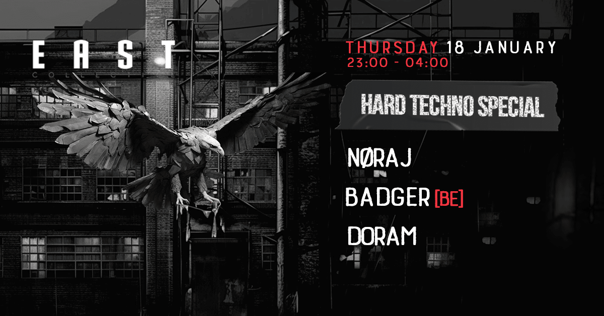 East: Hard Techno Rave Cover